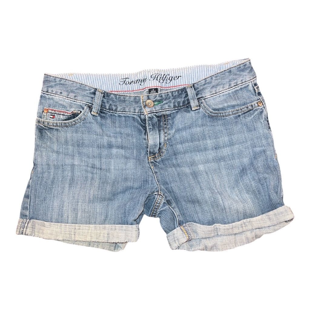 Tommy Hilfiger Women's Tommy Hilfiger Denim Shorts Size 4 Blue Size 27" / US 4 / IT 40 - 1 Thumbnail