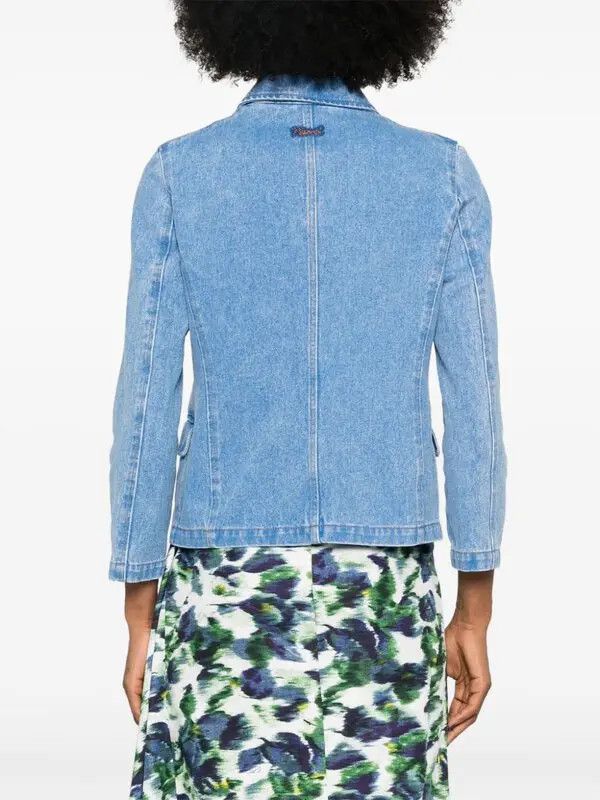 Marni o1y1025 Blazer in Blue Size M / US 6-8 / IT 42-44 - 3 Thumbnail