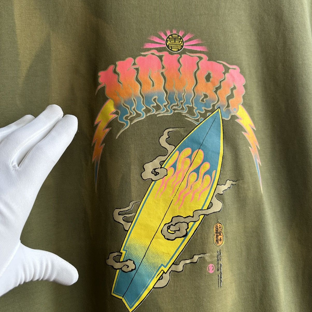 Mambo VINTAGE MAMBO SURF DELUX HIGH VOLTAGE JAPANESE ART TEE Size US L / EU 52-54 / 3 - 5 Thumbnail