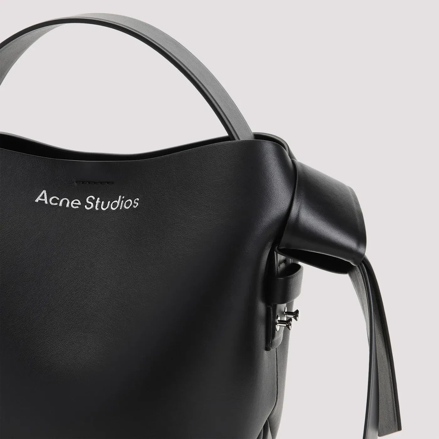 Acne Studios ACNE STUDIOS Musubi Mini Black Leather Shoulder Bag New/Auth Size ONE SIZE - 4 Thumbnail