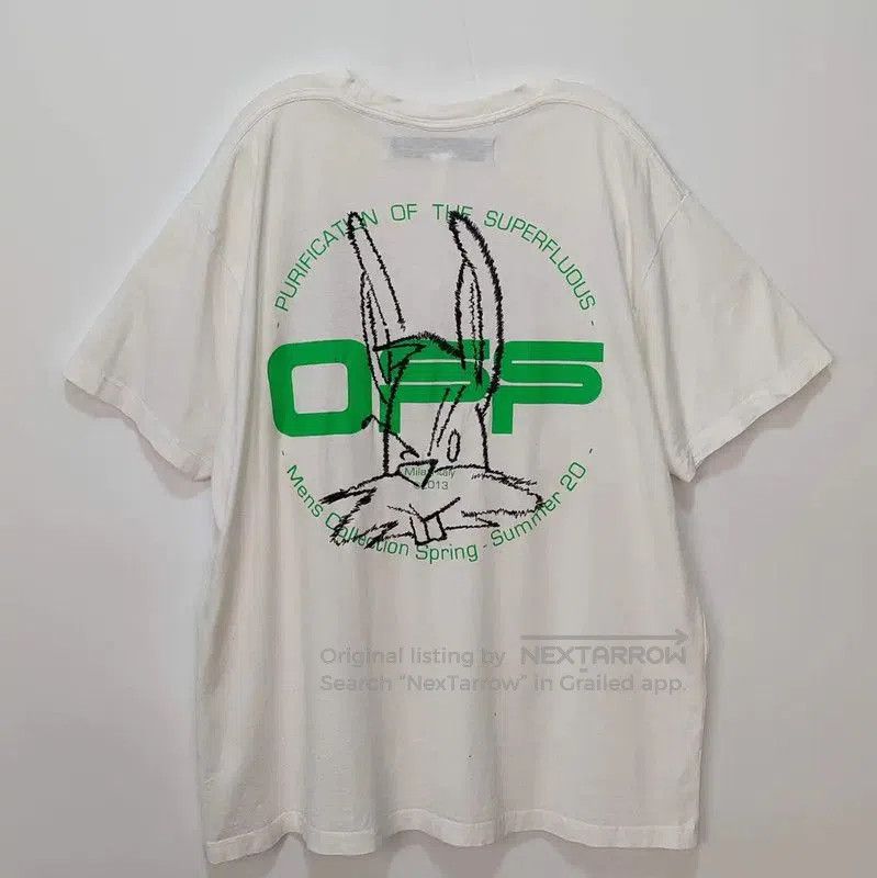 Off-White Off-White Men's White Cotton T-Shirt . Size US XS / EU 42 / 0 - 2 Thumbnail