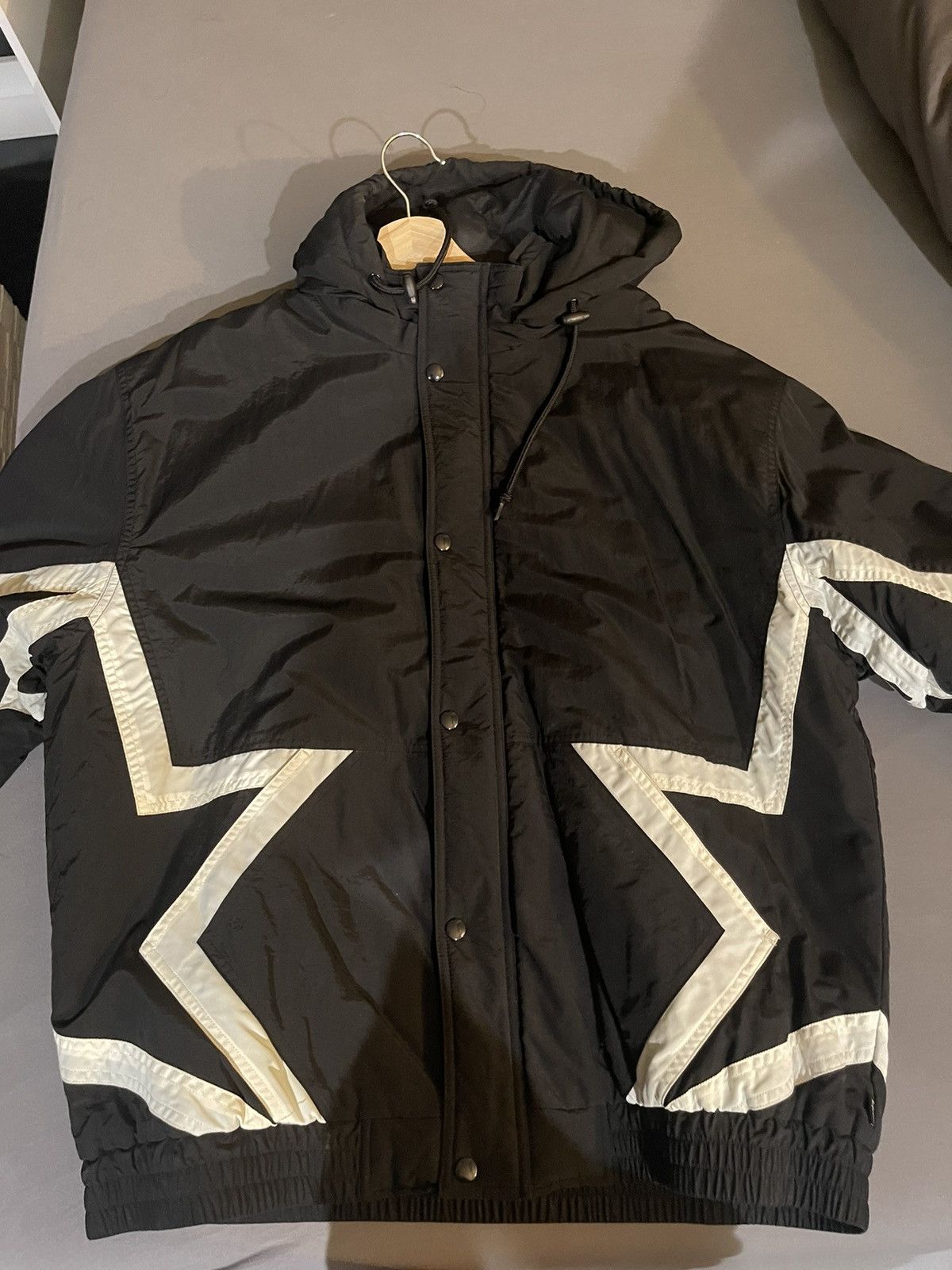 Supreme supreme stars puffy jacket | Grailed