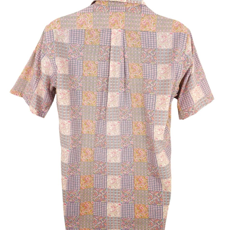 Vintage VINTAGE JG Hooks Paisley Shirt Mens M Orange Geometric Button-Up Short Sleeve Collared Hawaiian Theme Size US M / EU 48-50 / 2 - 5 Thumbnail