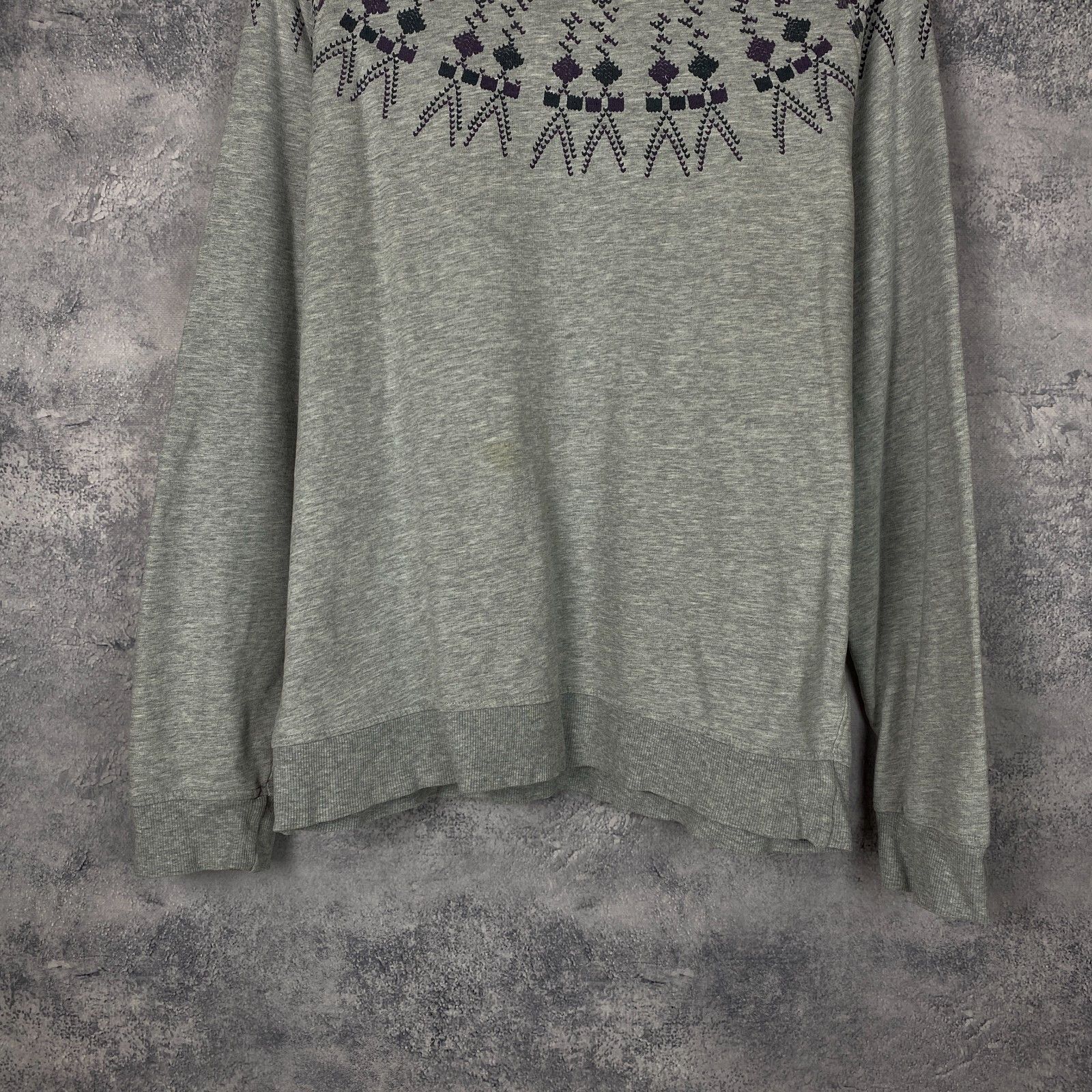 YMC YMC Sweatshirt Women's Size L Gray Cotton Long Sleeve ` Size L / US 10 / IT 46 - 3 Thumbnail