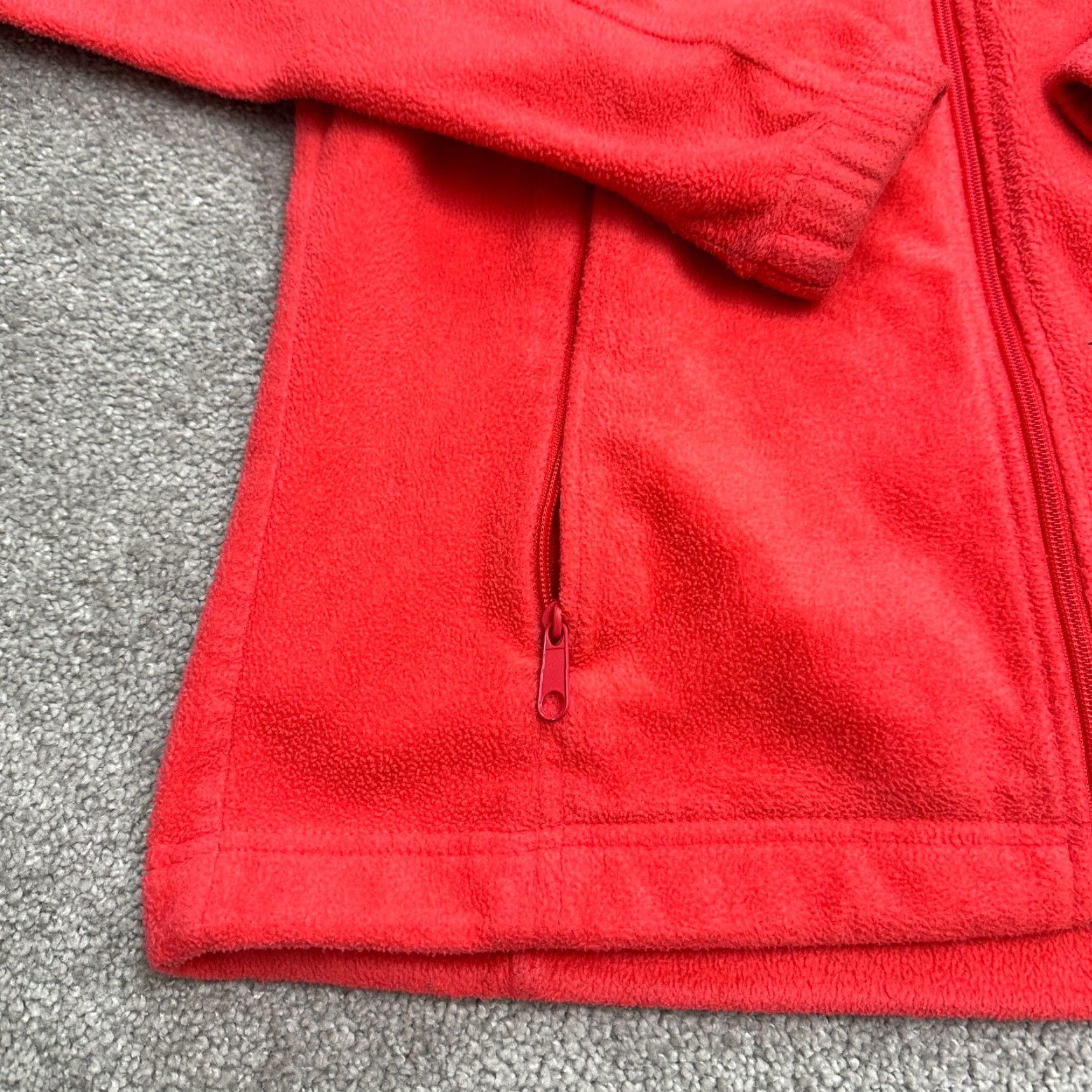 Vintage Columbia Benton Springs Fleece Jacket Womens Medium Red Outdoor Hiking Size M / US 6-8 / IT 42-44 - 4 Thumbnail
