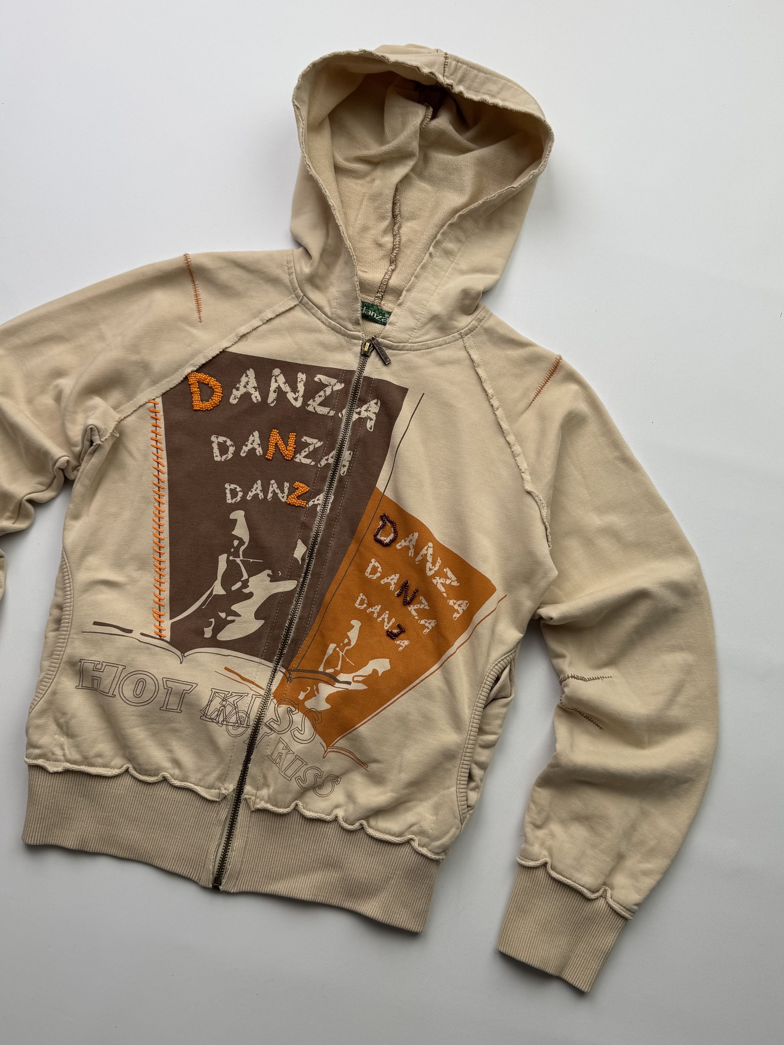 Hysteric Glamour Vintage Distressed Cropped Hoodie B670(V283)E2 Size M / US 6-8 / IT 42-44 - 3 Thumbnail