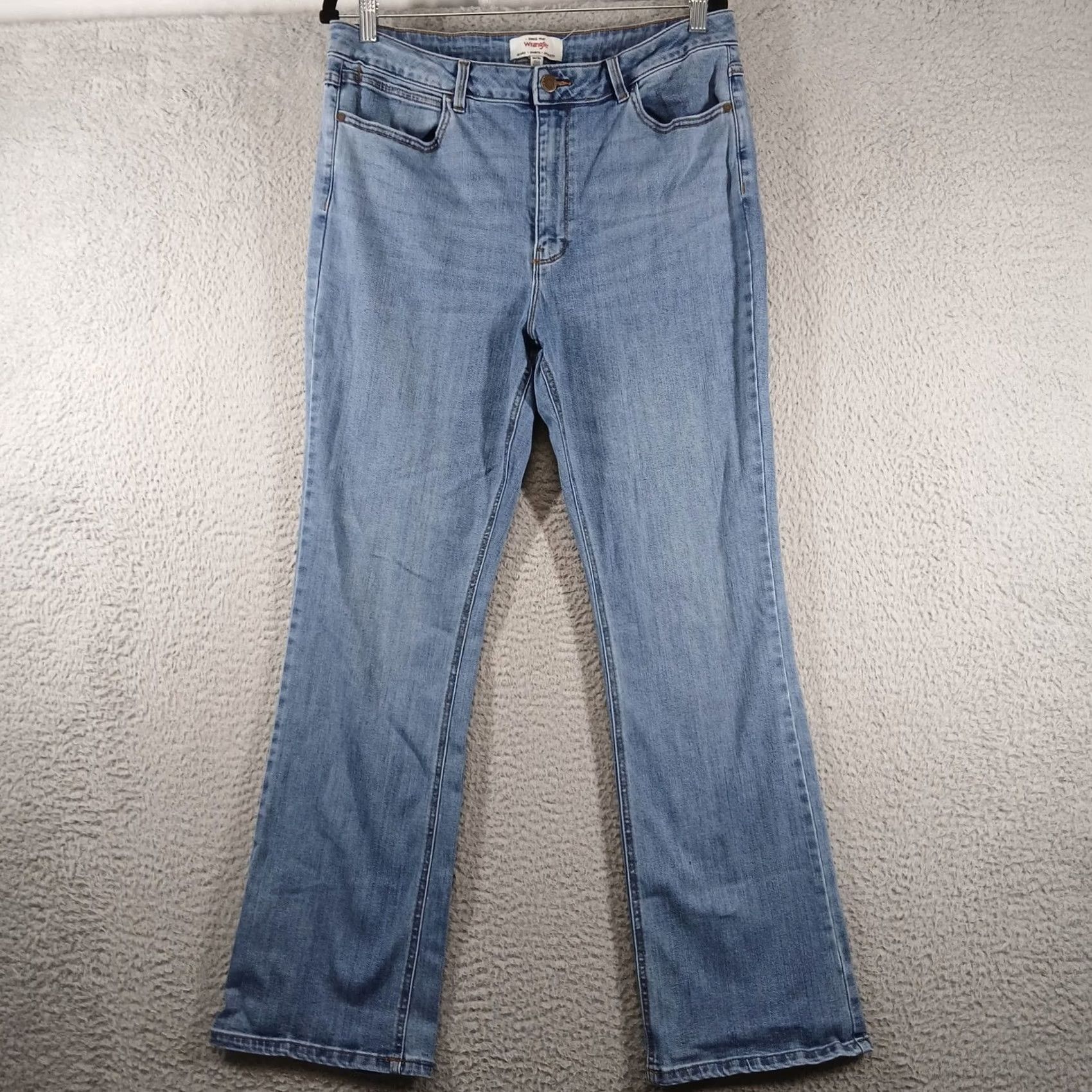 Wrangler Wrangler High Rise Bootcut Jeans Size 16/36 Light Wash Denim Size 38" / US 16 / IT 52 - 2 Thumbnail