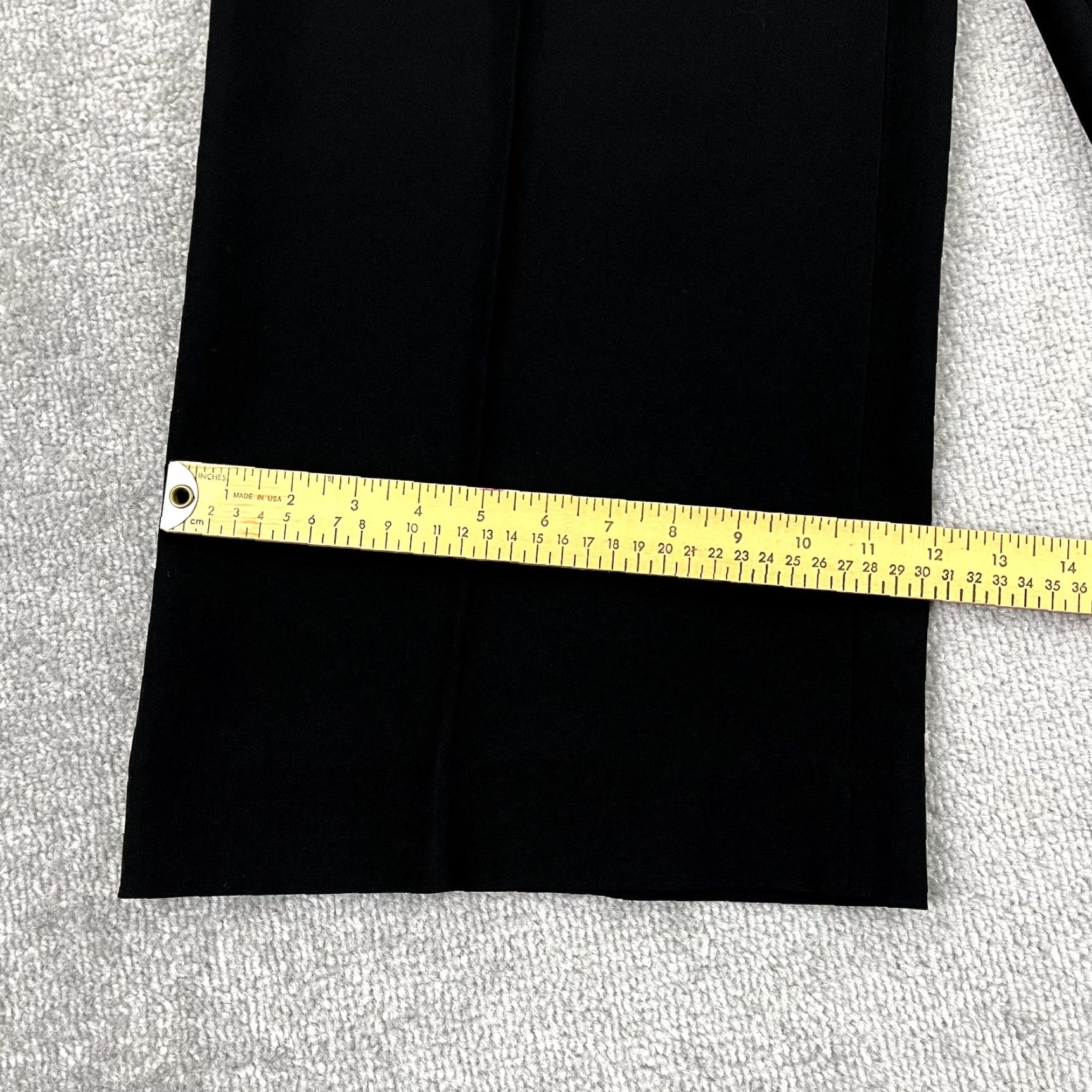 Vintage PERRI CUTTEN Pants Womens Size 14 Black Wide-Leg Career Trousers Tie Waist Pleat Size 36" / US 14 / IT 50 - 7 Thumbnail