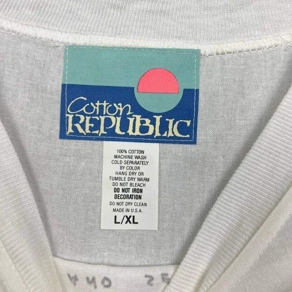 Other Vintage Washington DC Shirt Men L/XL Cotton Republic Size US XL / EU 56 / 4 - 3 Thumbnail
