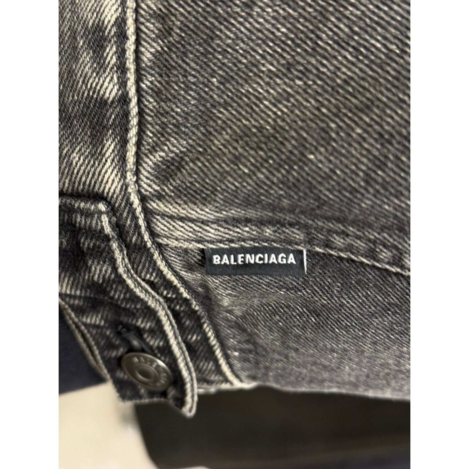 Balenciaga 2018 Balenciaga double layer hybrid denim jacket Size US S / EU 44-46 / 1 - 10 Thumbnail
