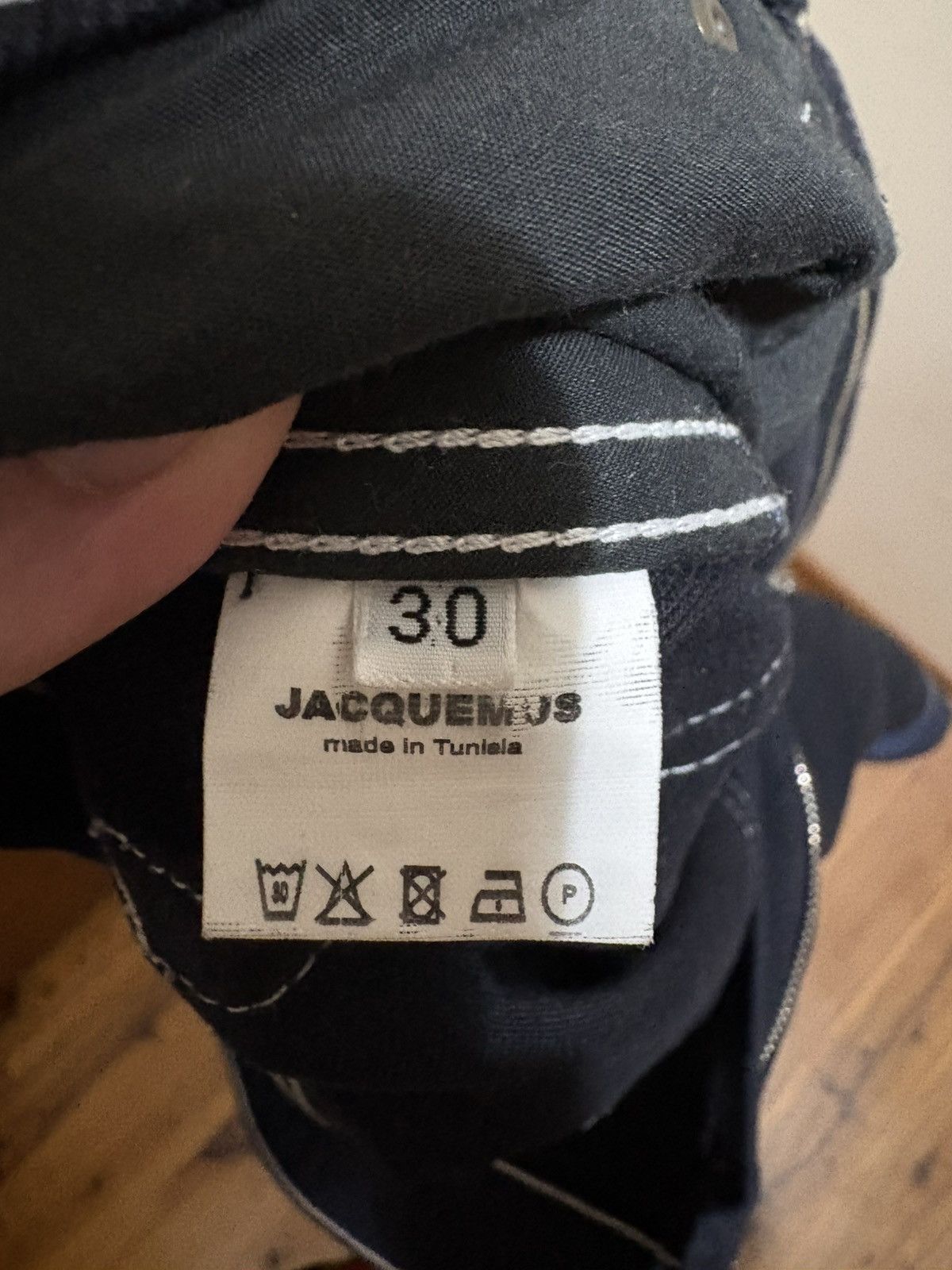 Jacquemus Jacquemus Le Meunier Two Tone Black / Navy Jeans / Pants Size US 30 / EU 46 - 5 Thumbnail