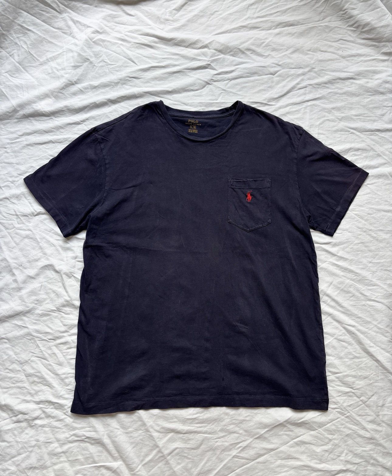 Polo Ralph Lauren Polo Ralph Lauren Navy Tee - Red Pony Essential T-Shirt Size US M / EU 48-50 / 2 - 1 Thumbnail