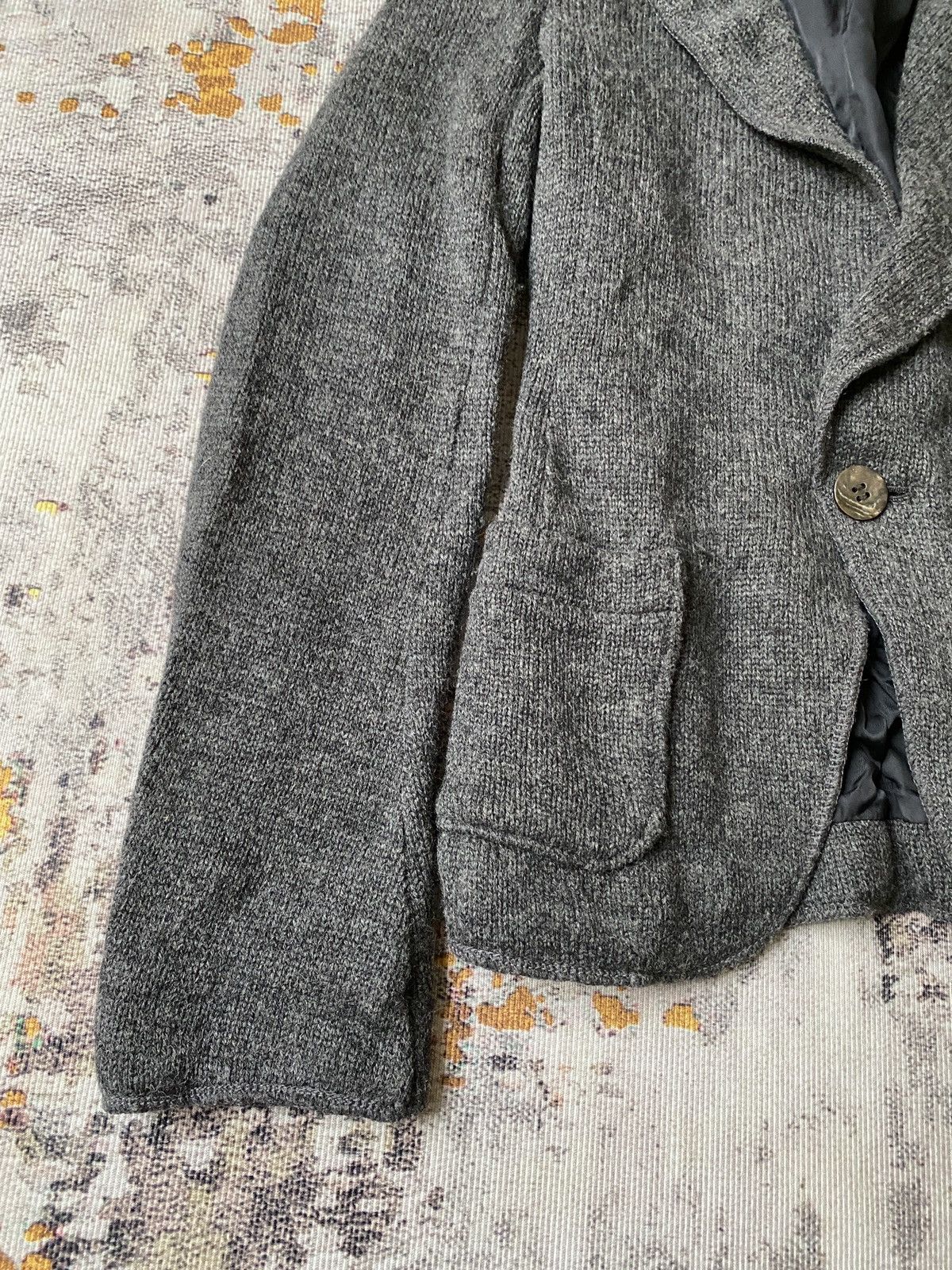 Comme des Garcons AD2007 Junya Watanabe Comme Des Garcons Knit Design Coat Size S / US 4 / IT 40 - 7 Thumbnail
