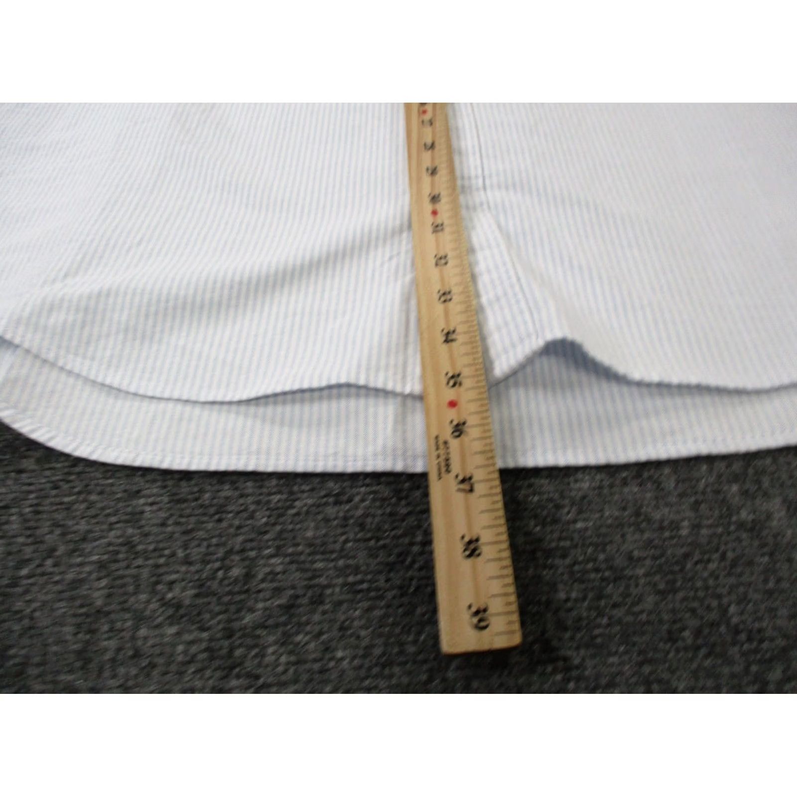 Tommy Hilfiger Tommy Hilfiger Shirt Mens 2XLT Striped Business Lightweight Classic Preppy NEW Shirt Mens 2XLT Blue Striped Button-Up Colonial Preppy Logo Mens 2XLT Size US XXL / EU 58 / 5 - 4 Thumbnail