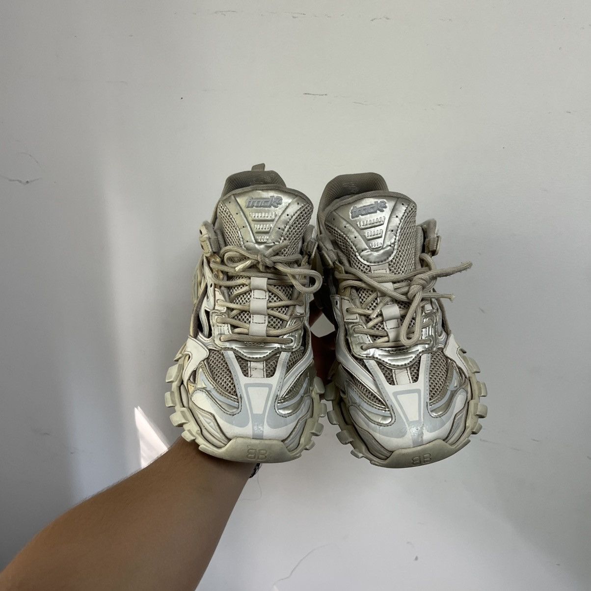 Balenciaga Balenciaga Track 2 Trainer White Size US 9 / EU 42 - 4 Thumbnail