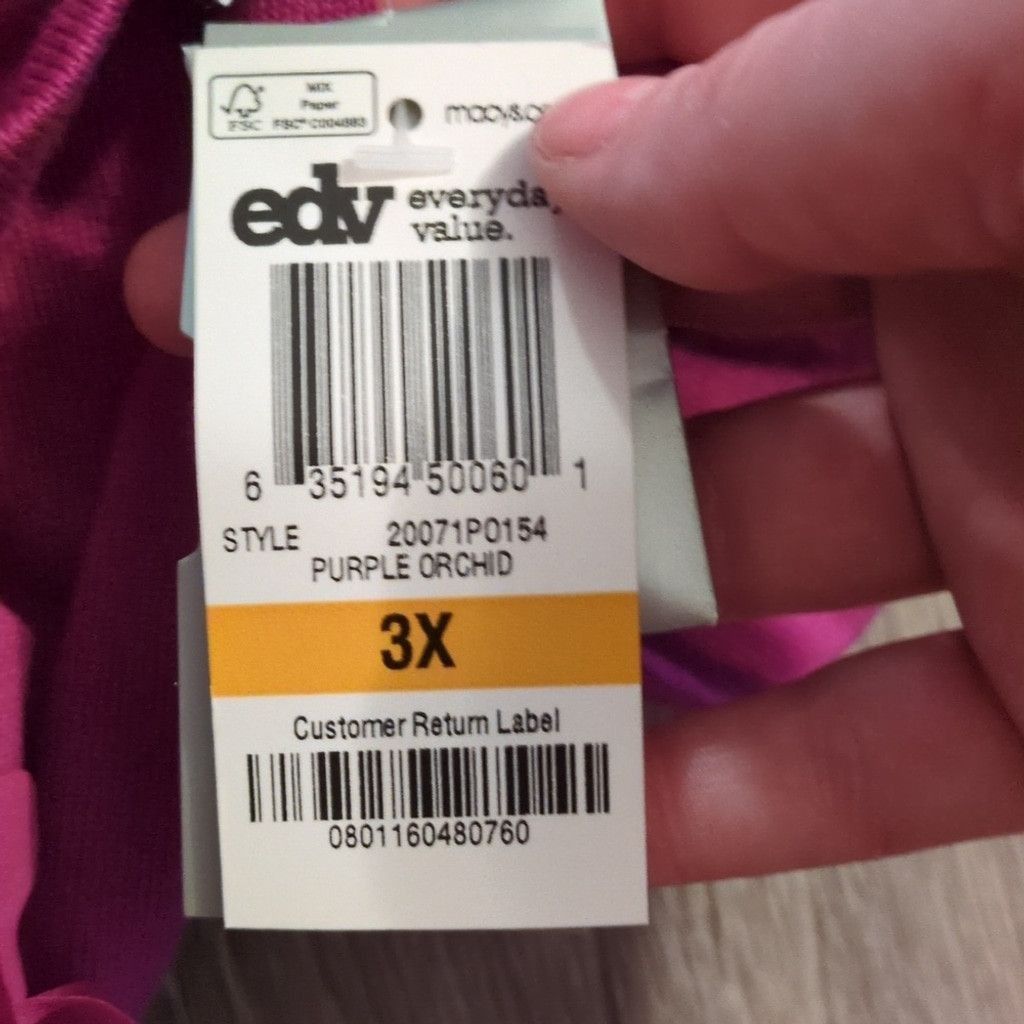 Charter Club Charter Club Purple Cardigan Sweater & Vest Sz 3X Size 3XL / US 20-22 - 5 Thumbnail