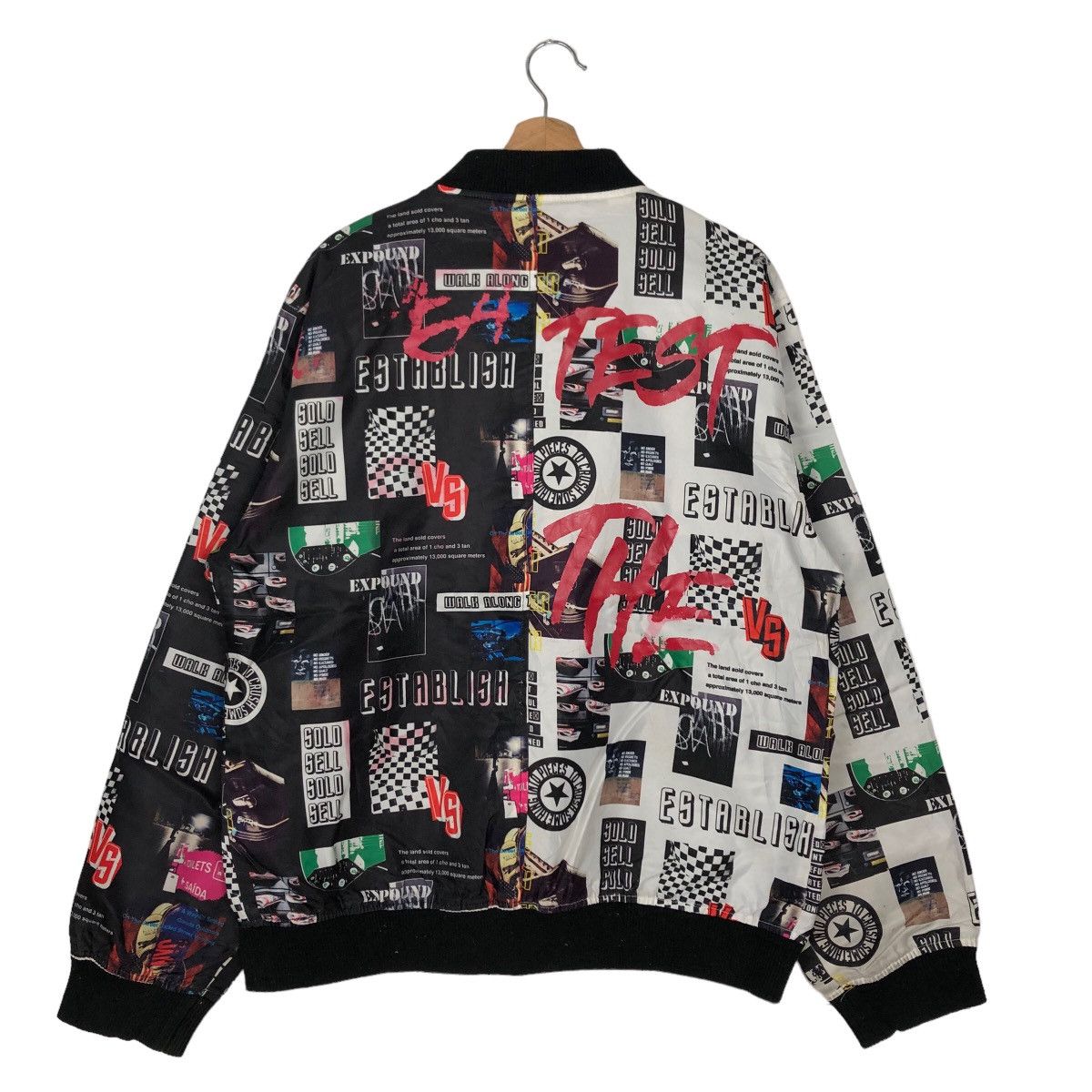 Japanese Brand STREETWEAR DESIGN RARE BOMBER JACKET BIG LOGO Size US XL / EU 56 / 4 - 7 Thumbnail