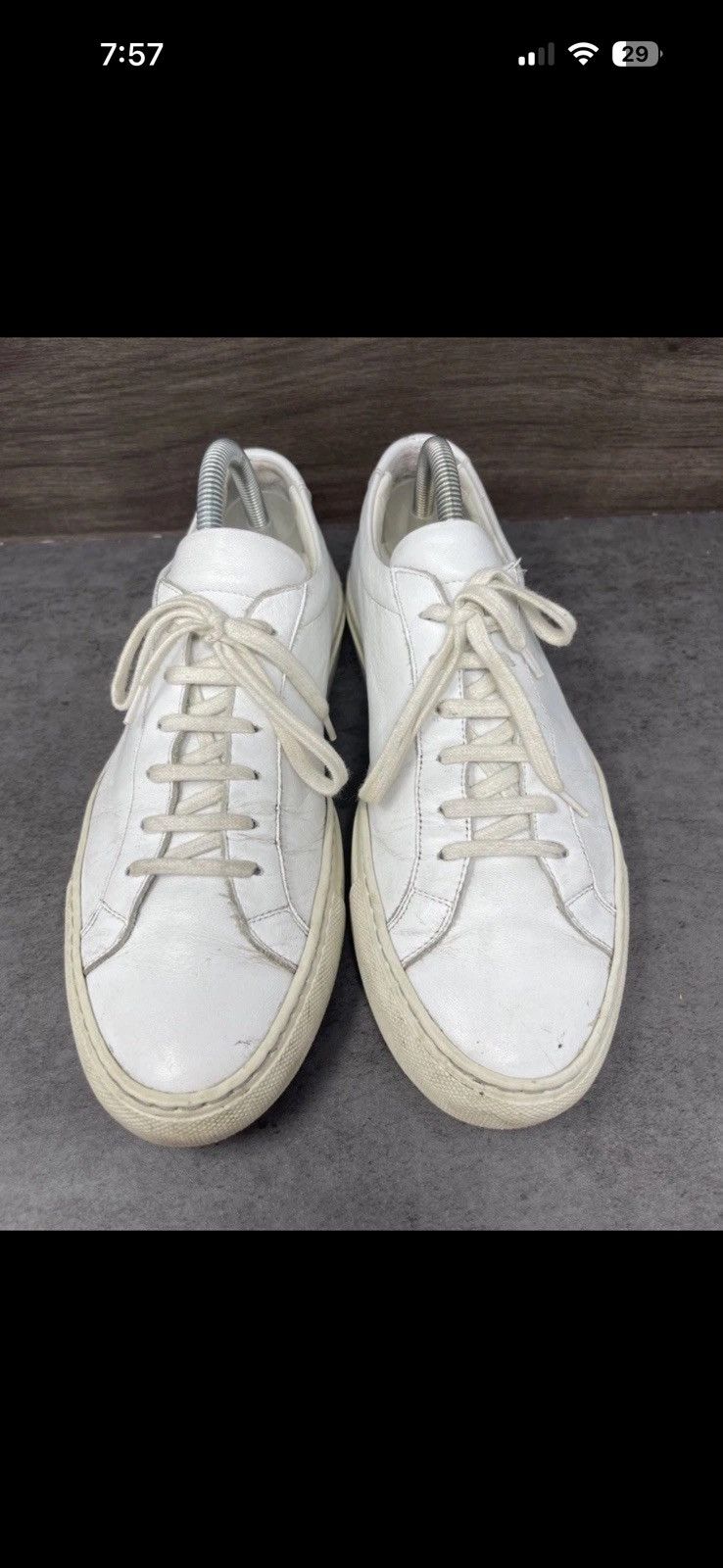 Common Projects Common Projects Achilles Low EU 40 Pre- Owned Size US 7.5 / EU 40-41 - 3 Thumbnail