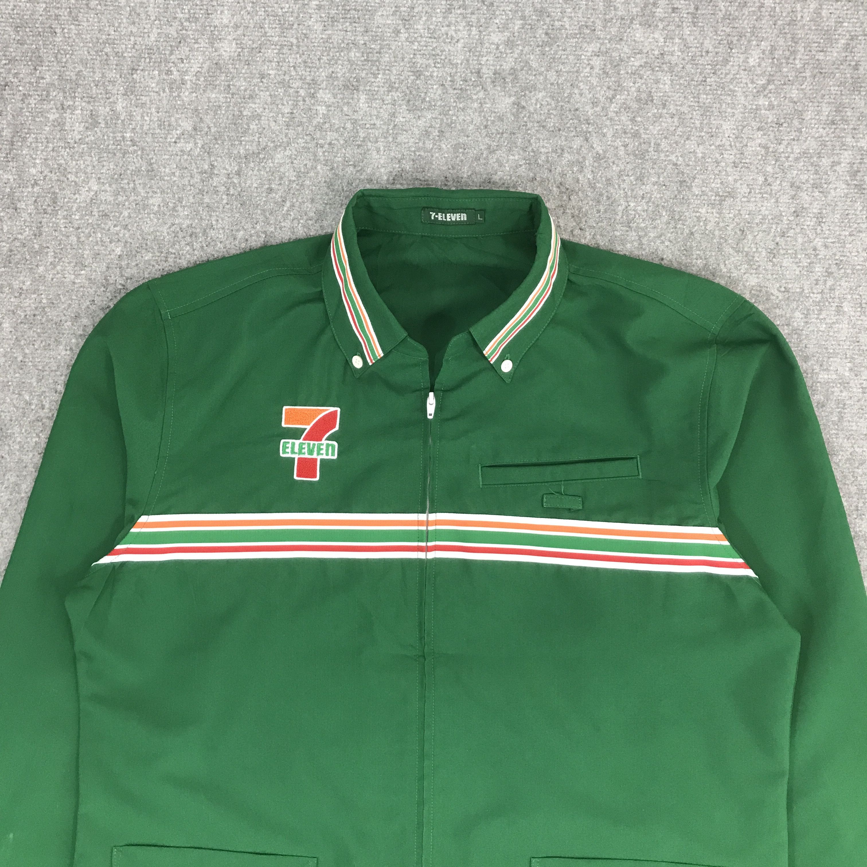 Japanese Brand VTG 7 ELEVEN UNIFORM ZIPPER JACKET Size US L / EU 52-54 / 3 - 3 Thumbnail