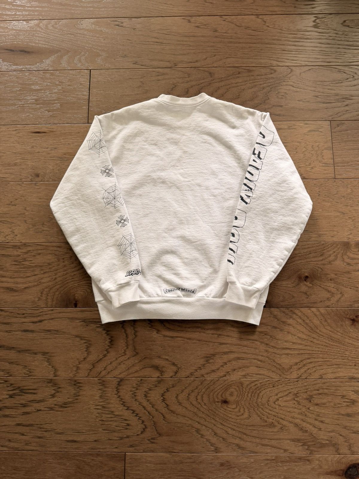 Chrome Hearts Chrome Hearts Deadly Doll Spider Web Crewneck Sweatshirt Med Size US M / EU 48-50 / 2 - 2 Thumbnail