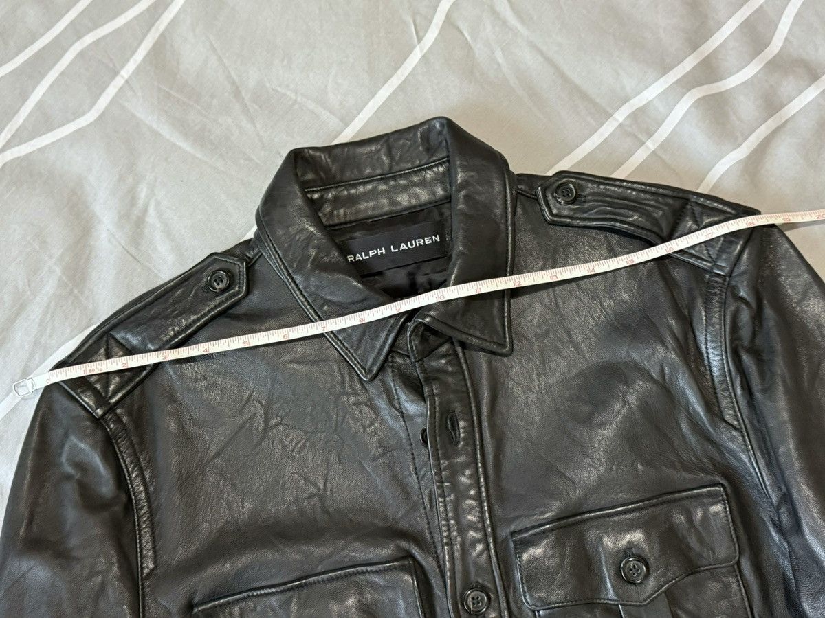 Ralph Lauren Ralph Lauren Black Leather Shirt Size US M / EU 48-50 / 2 - 16 Thumbnail
