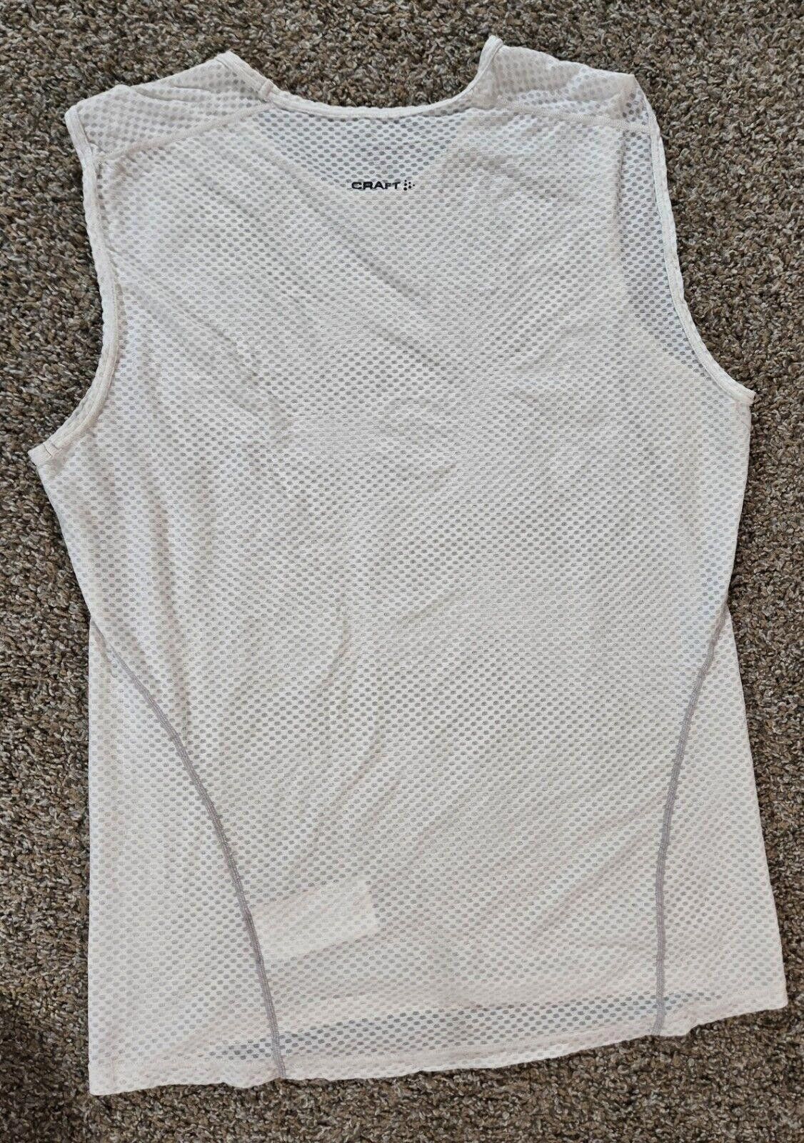 Levi's Made & Crafted White Craft Level 1 Ventilation Mesh Workout Tank Top XL Size ONE SIZE - 6 Thumbnail