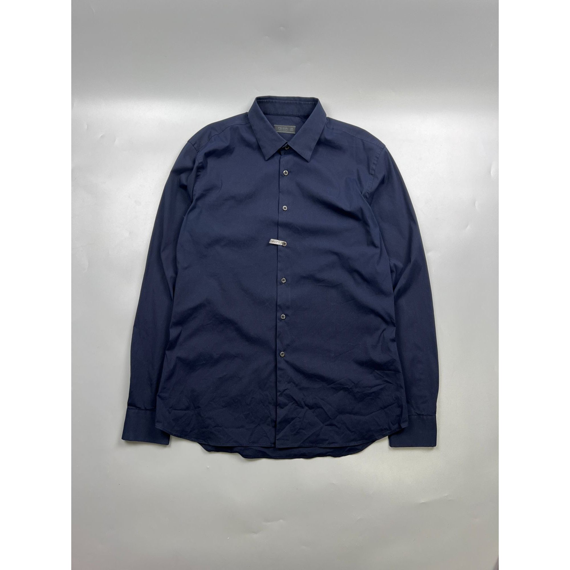 Prada Prada Navy Nylon Shirt (Y0809) Size US L / EU 52-54 / 3 - 1 Thumbnail