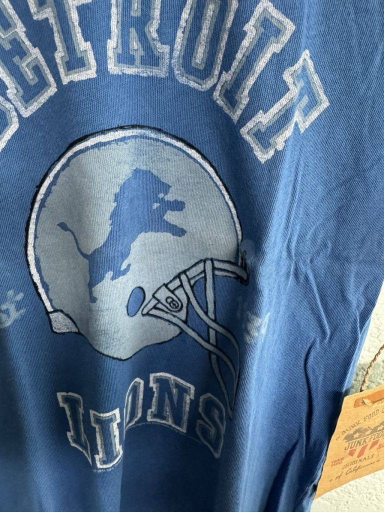 Junk Food Detroit Lions Junk Food Women's tee Sz S Blue NEW WITH TAGS Size S / US 4 / IT 40 - 5 Thumbnail