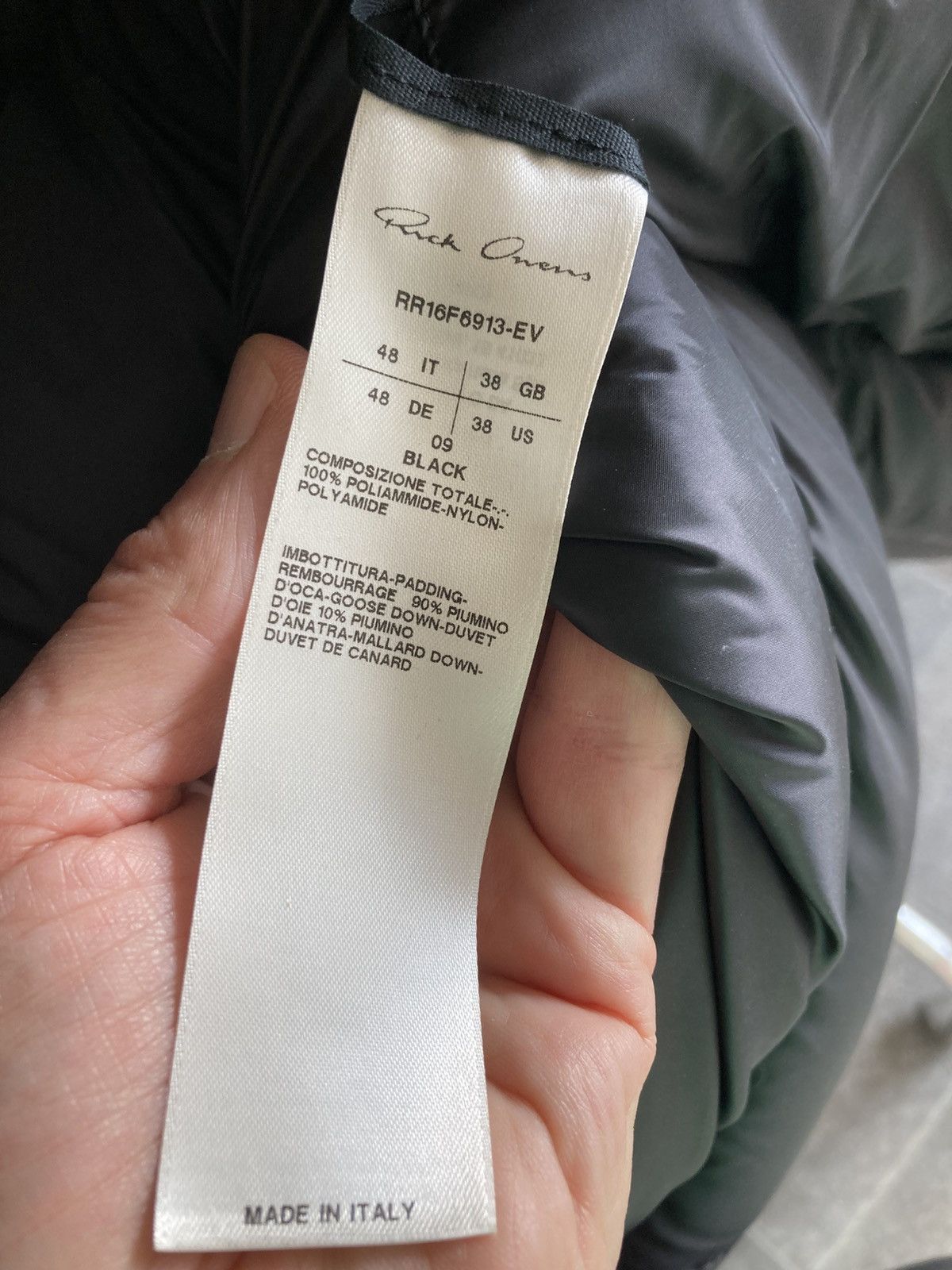 Rick Owens BRAND NEW with Tags / Rick Owens Hooded Duvet Size US M / EU 48-50 / 2 - 10 Thumbnail