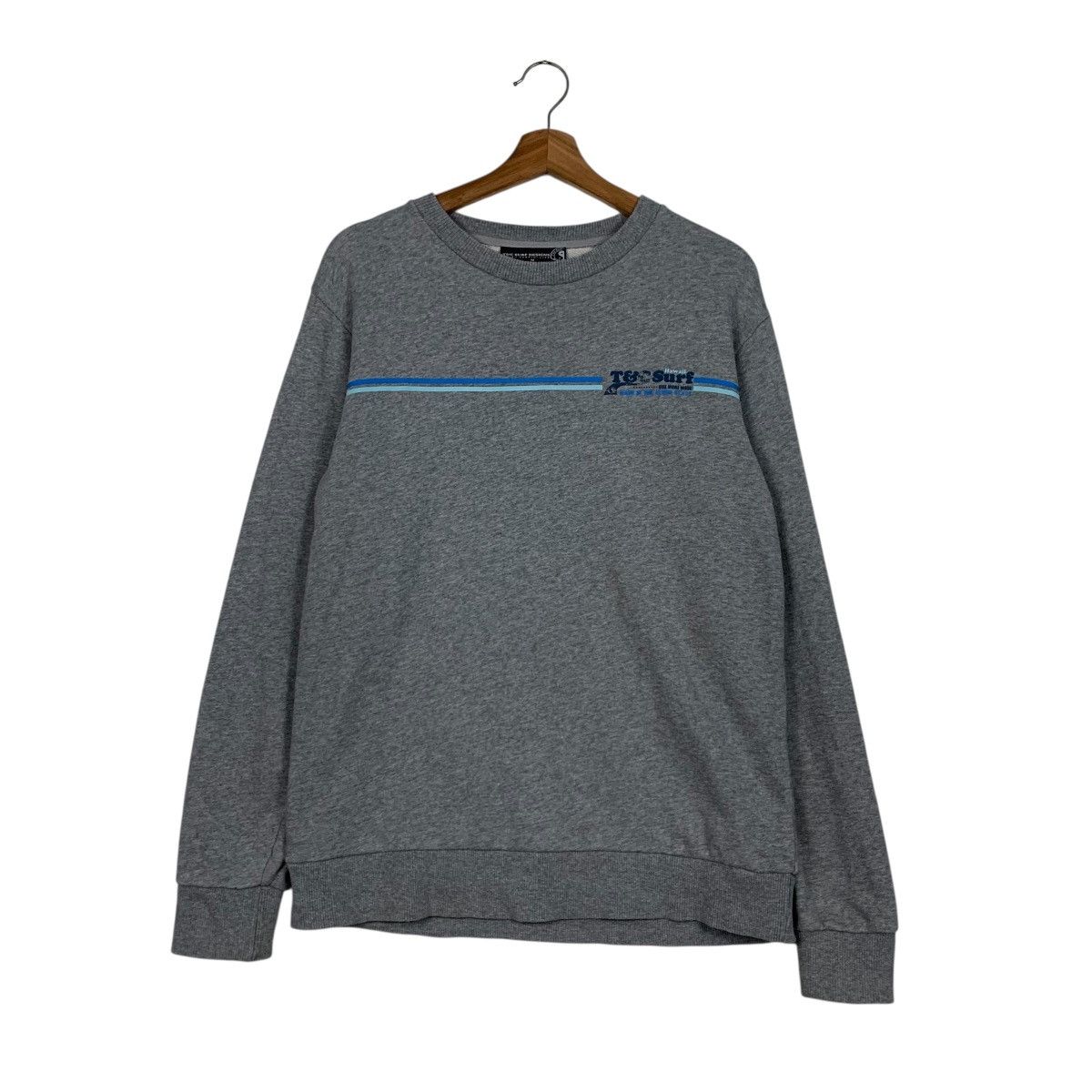 Japanese Brand T&C SURF Designs Big Logo Crewneck Sweatshirt #3632-C166 Size US M / EU 48-50 / 2 - 4 Thumbnail