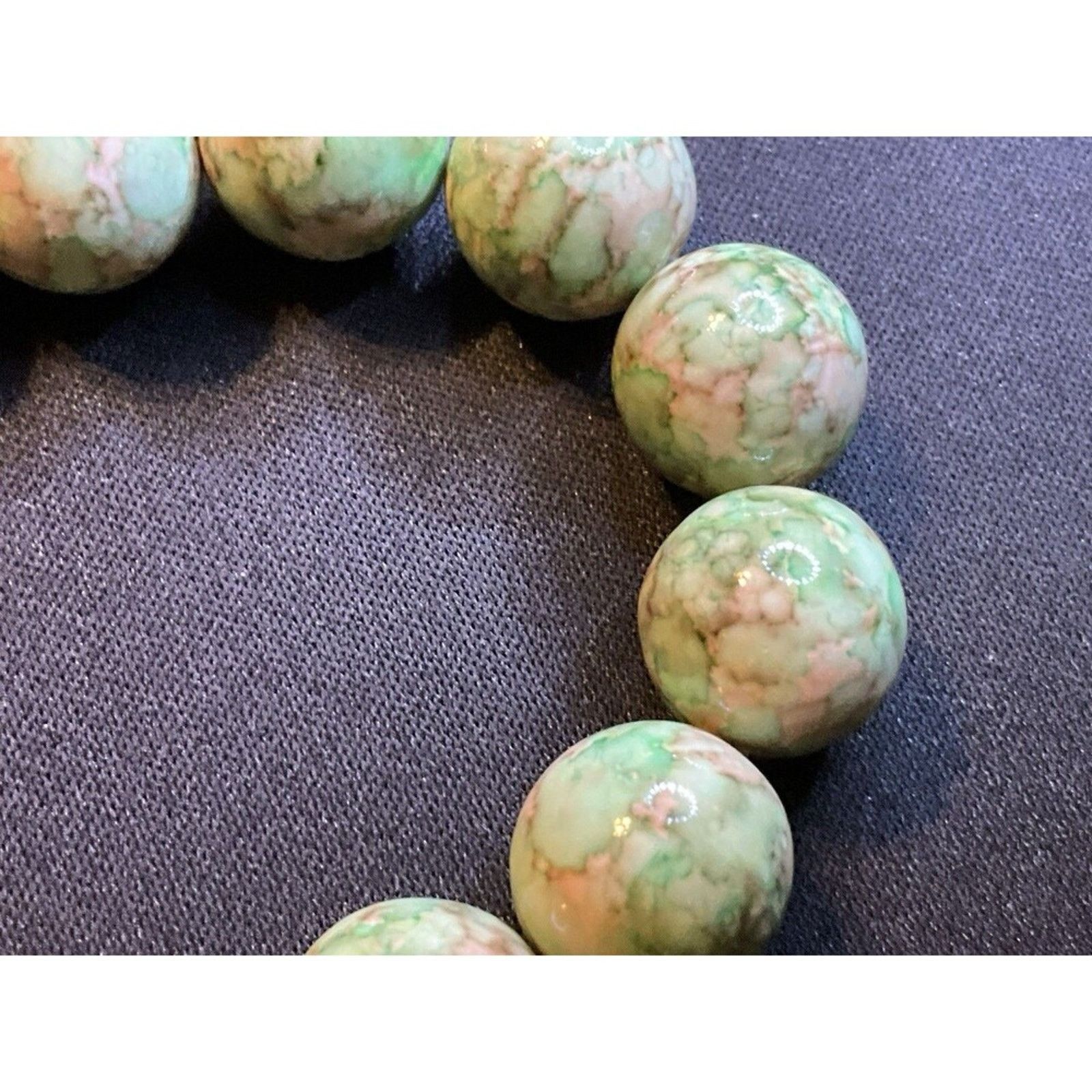 Other Unakite Jasper Gemstones Stretch Bracelet Size ONE SIZE - 3 Thumbnail