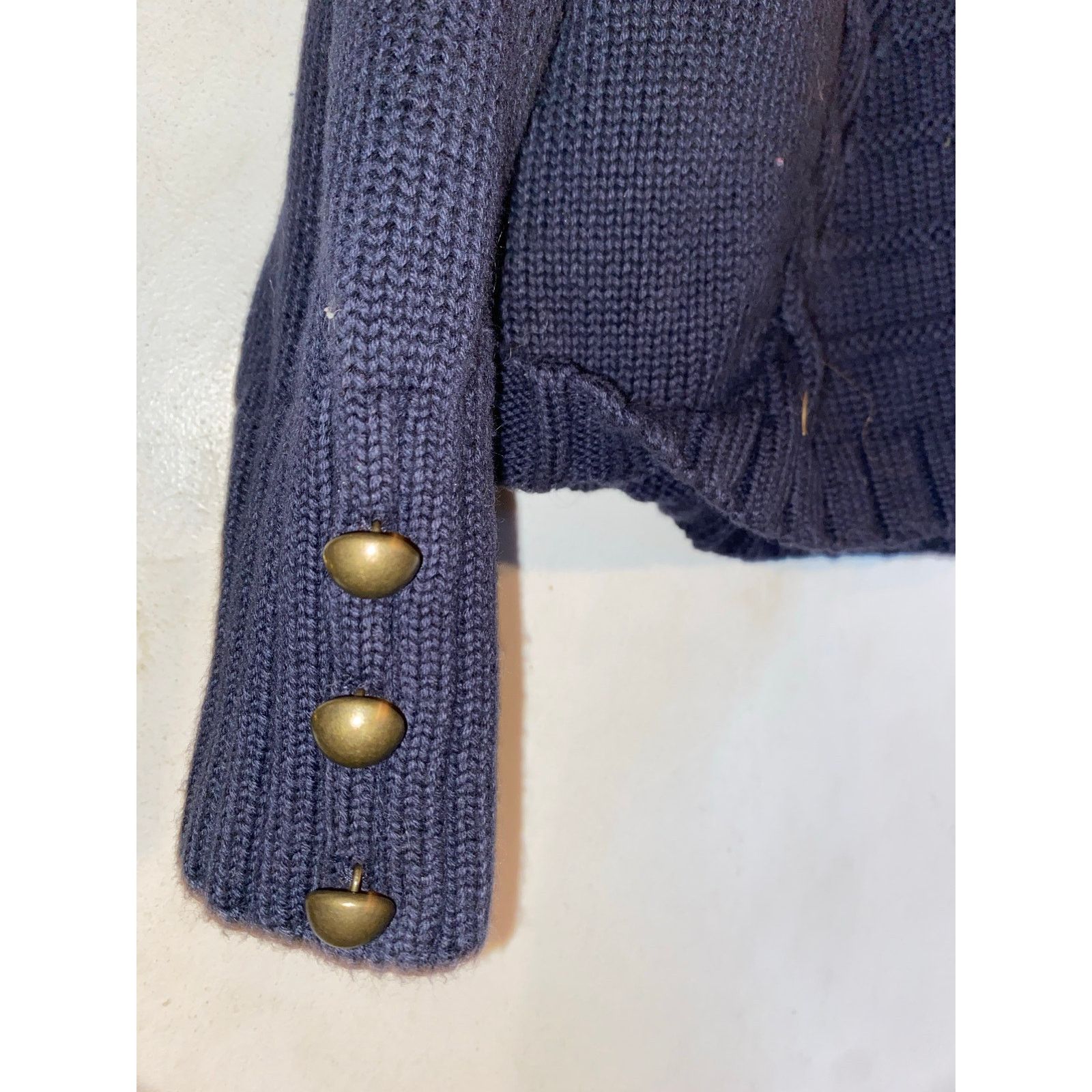 Tommy Hilfiger Tommy Hilfiger Navy Blue Women's 2X Cardigan Size XXL / US 16-18 / IT 52-54 - 4 Thumbnail