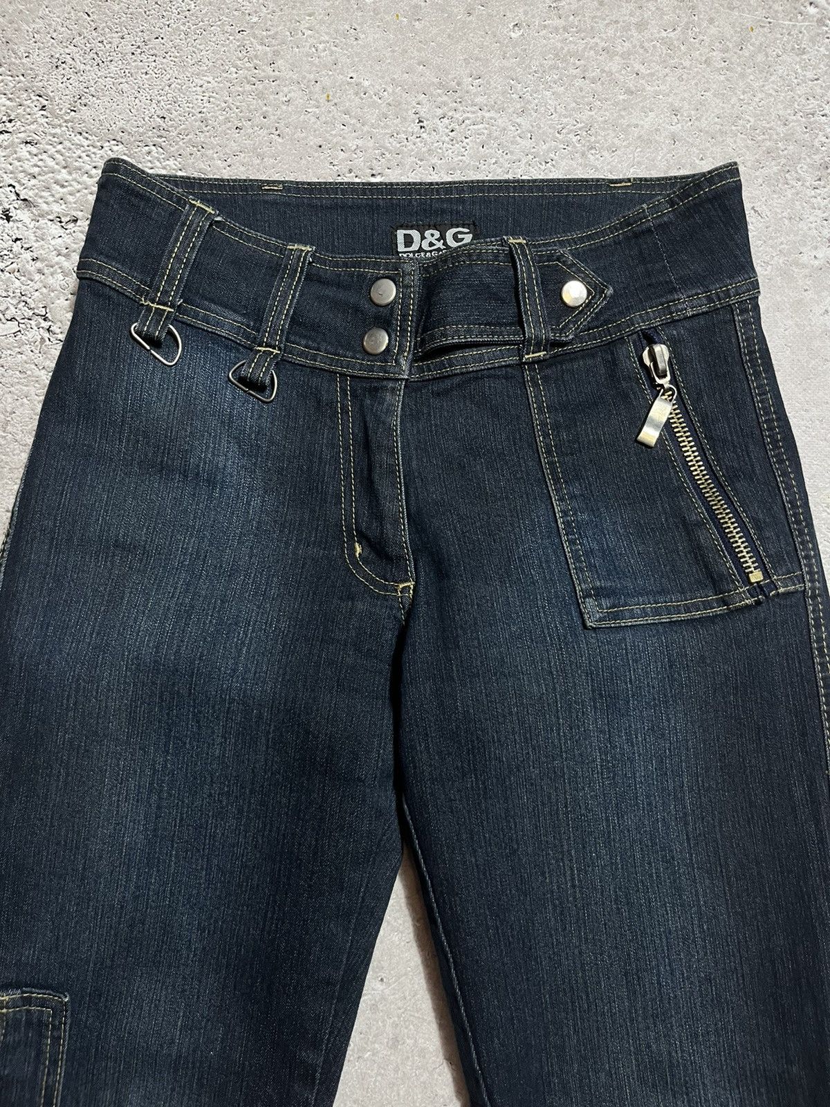 Japanese Brand × Vintage Vintage Dolce & Gabanna Woman’s Avant Garde Jeans Pants Size 28" / US 6 / IT 42 - 2 Thumbnail