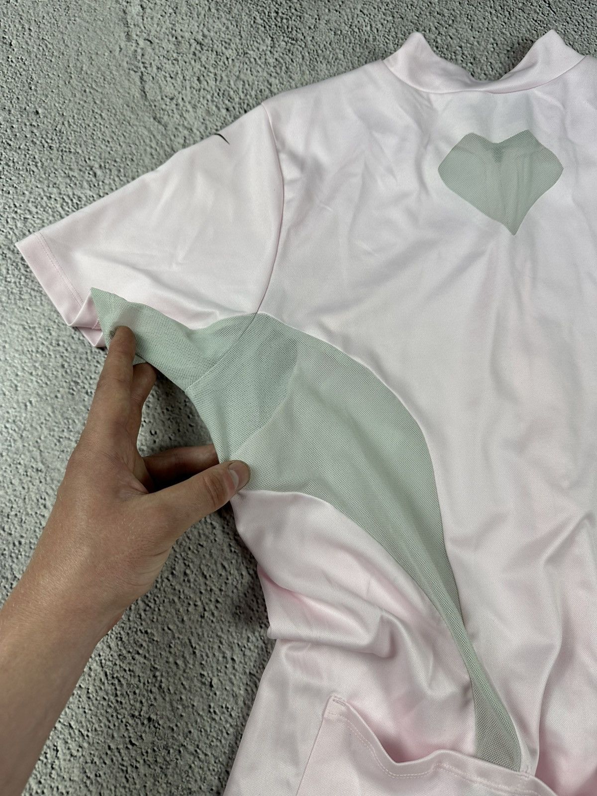Nike × Vintage Nike Dri-FIT Cycling Jersey Pink Full Zip XL Portugal Size US XL / EU 56 / 4 - 13 Thumbnail