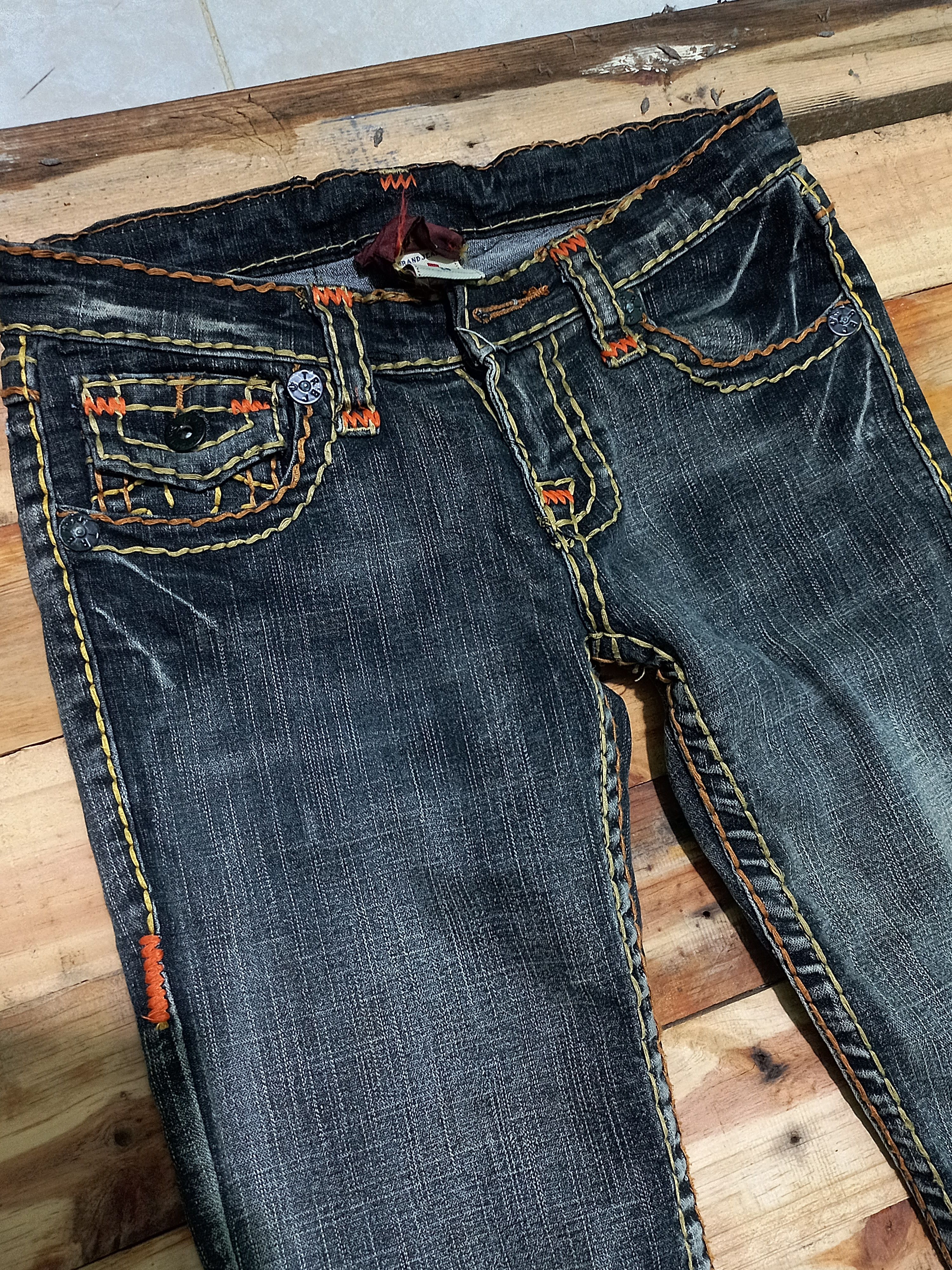 TRUE RELIGION JOEY SUPER T JEANS BLACK TAB