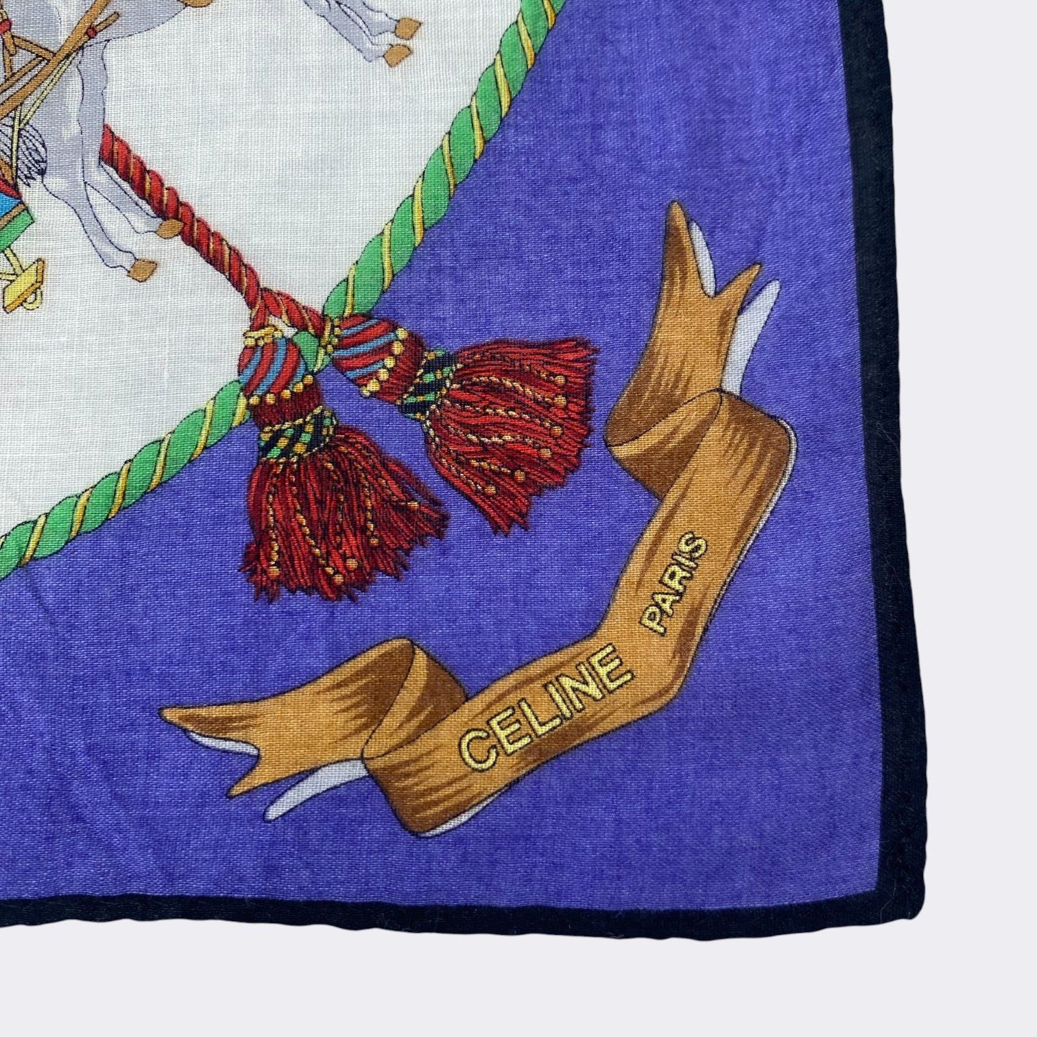 Celine Vintage Celine Handkerchief Neckerchief Bandana H138R Size ONE SIZE - 3 Thumbnail