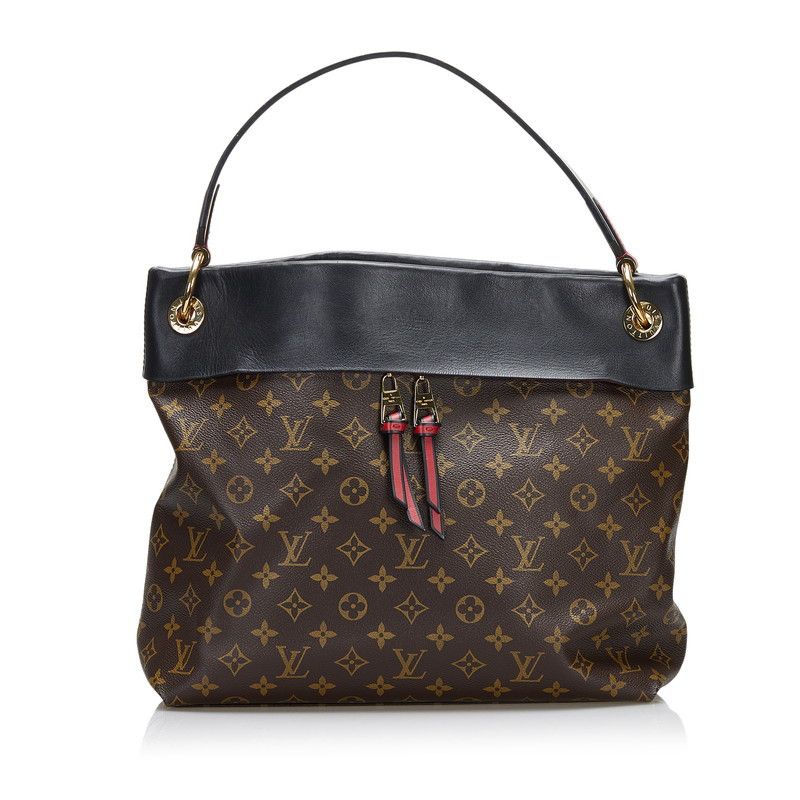 image of Louis Vuitton Monogram Tuileries Hobo Shoulder Bag Brown, Women's