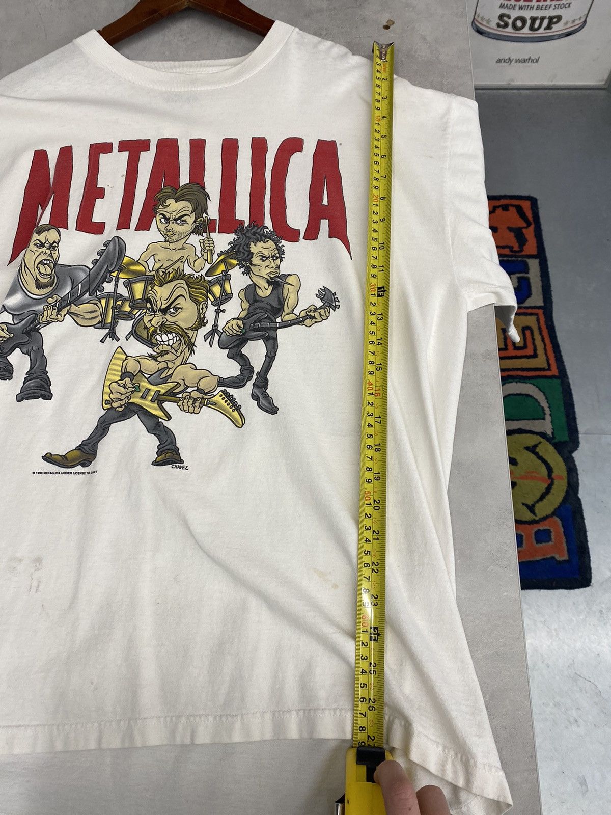 Vintage Vintage 1996 Metallica graphic t shirt Size US XL / EU 56 / 4 - 4 Thumbnail