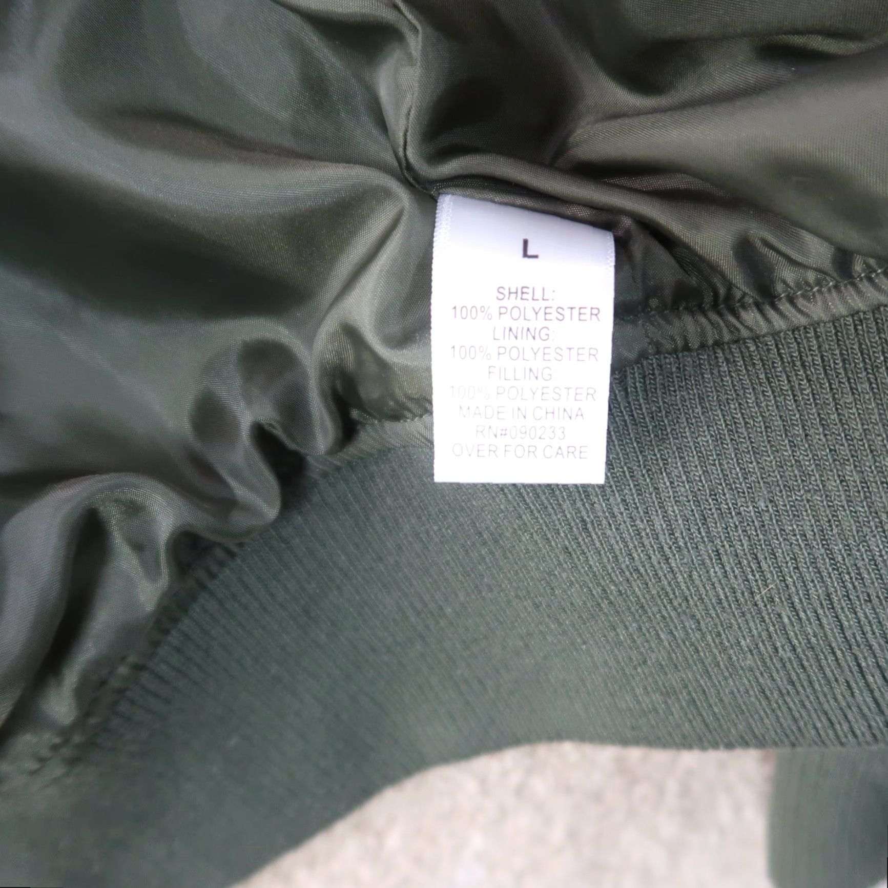 Pacsun PacSun Bomber Jacket Men L Green Full Zip Streetwear Long Sleeve Size US L / EU 52-54 / 3 - 5 Thumbnail