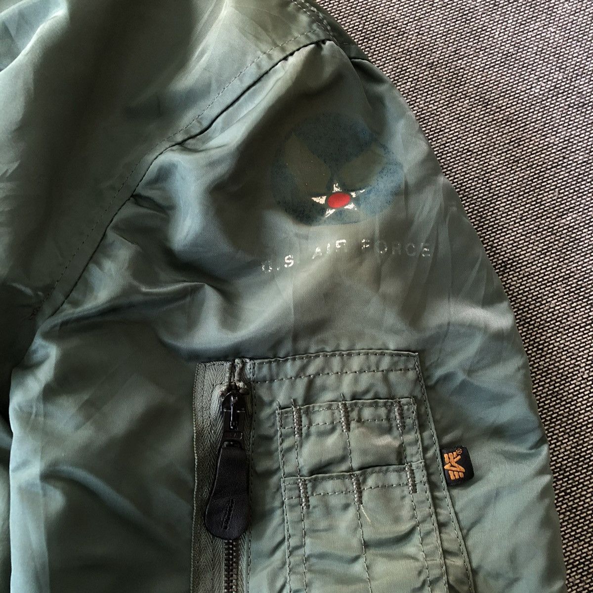 Alpha Industries ALPHA INDUSTRIES U.S. Air Force MA-1 Flying Jacket Size US XL / EU 56 / 4 - 7 Thumbnail