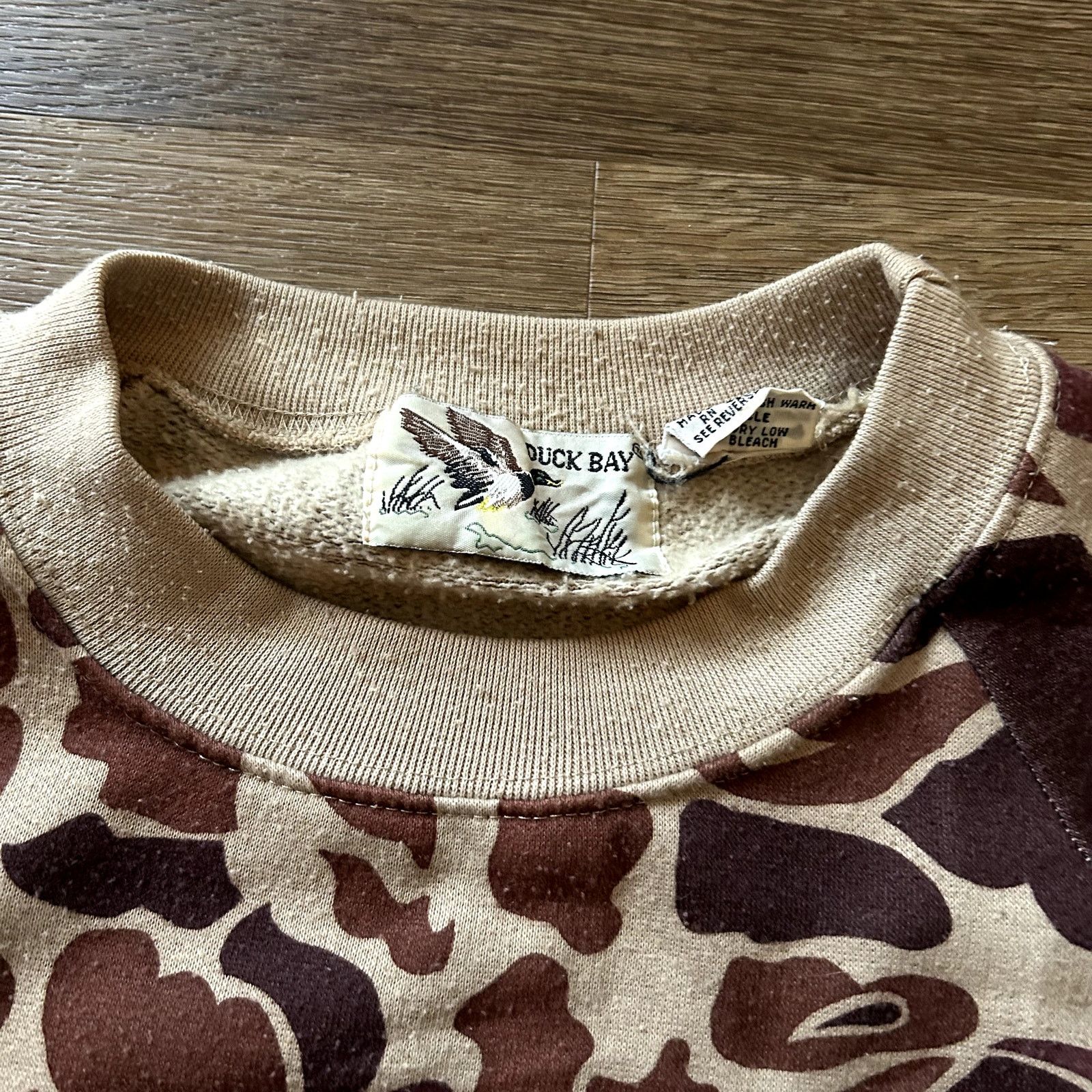Vintage Vintage Duck Bay Camouflage Crew Neck Sweater Size US S / EU 44-46 / 1 - 2 Thumbnail