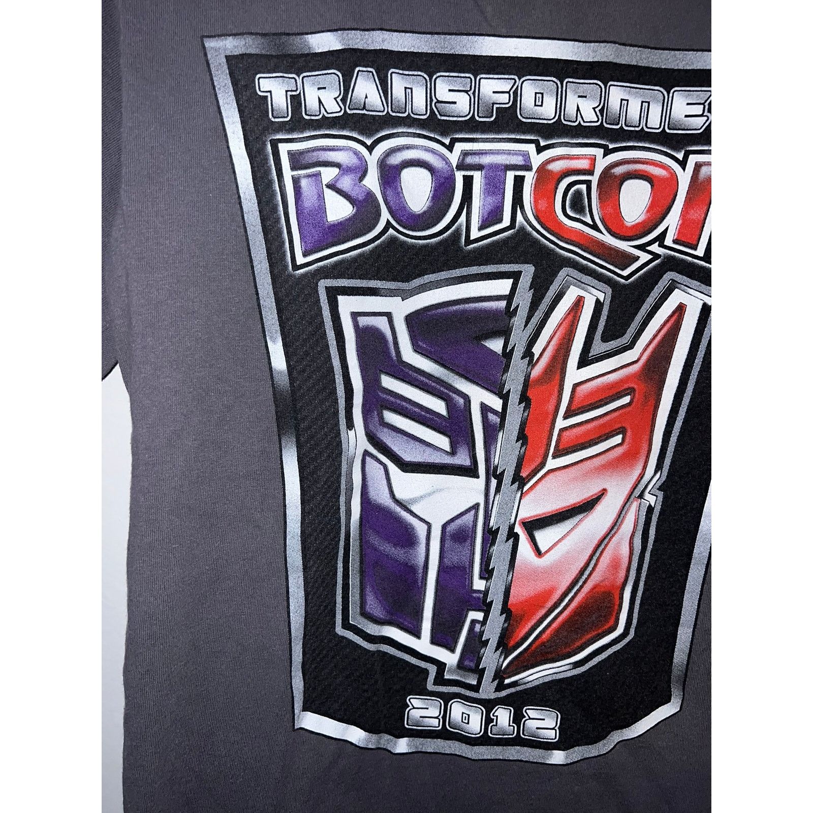Anvil Vintage Transformers Botcon Shirt Gray Movie Tee 2012 Small Size US S / EU 44-46 / 1 - 3 Thumbnail