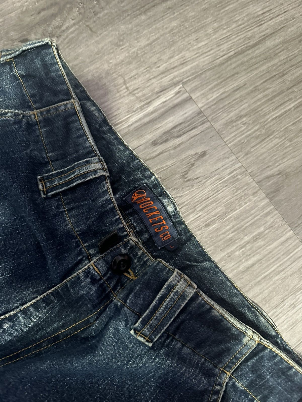 JNCO × Japanese Brand Vintage Japanese Brand Baggy Ripped Carpenter Cargo Jeans Size US 34 / EU 50 - 4 Thumbnail