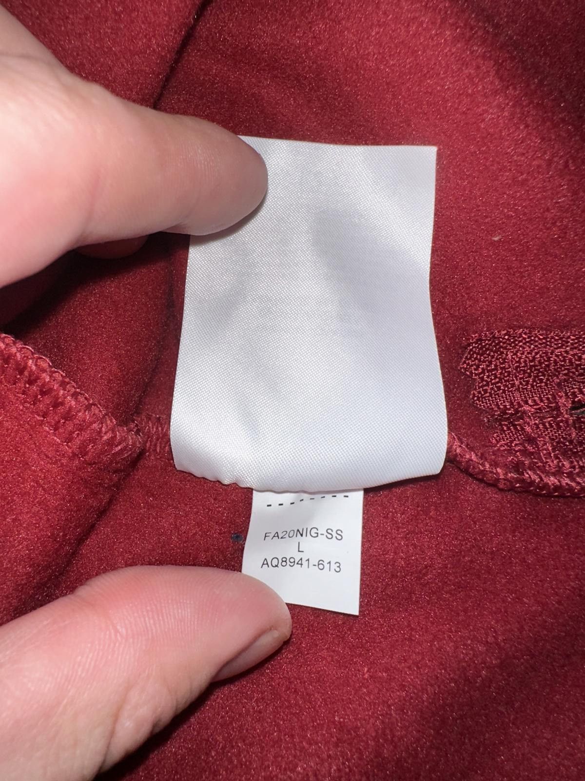 Designer Jordan Brand Men’s Crimson Oklahoma Sooners Pregame Half-Zip Hoodie Sample Size US L / EU 52-54 / 3 - 10 Thumbnail