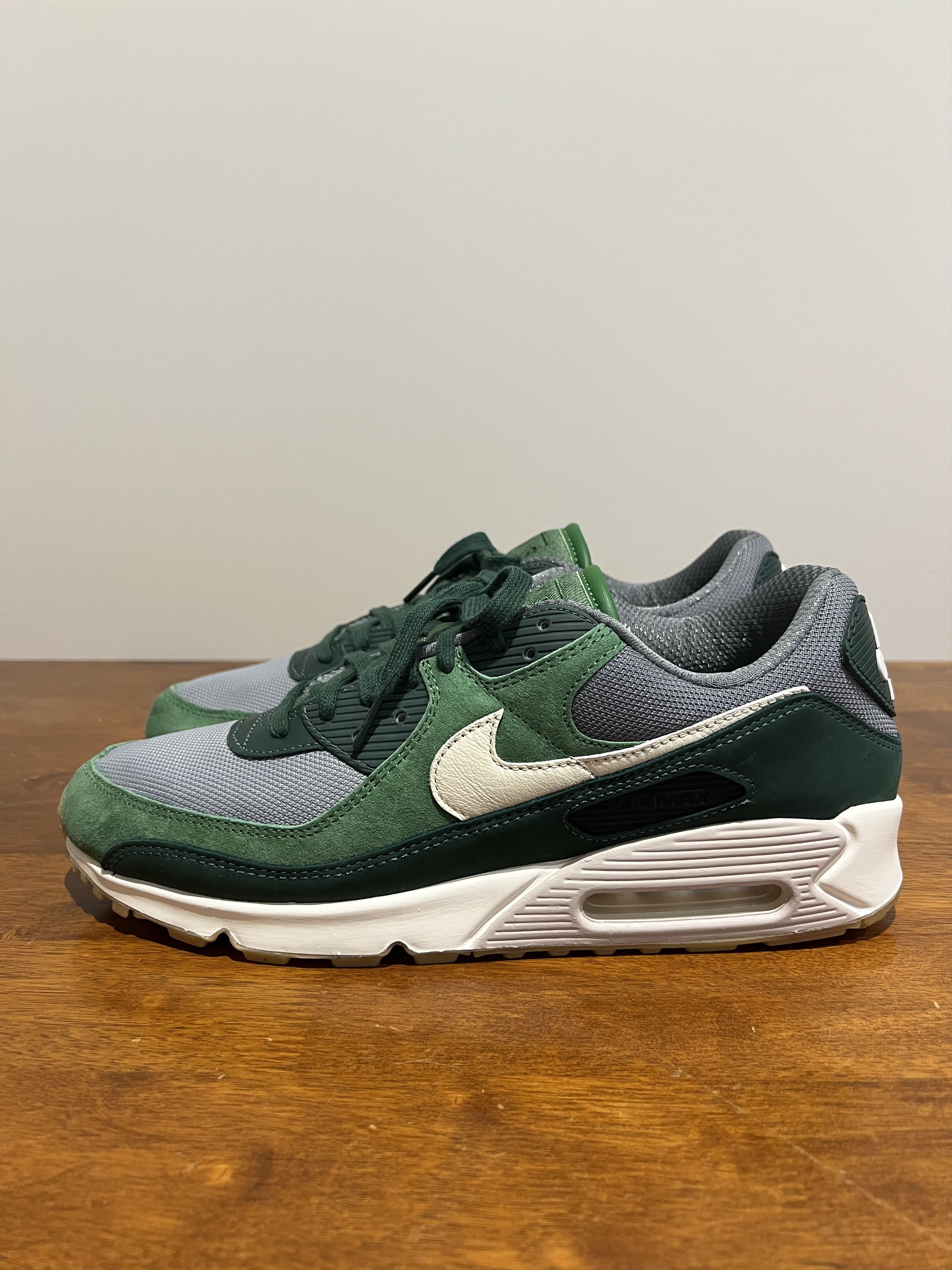Nike 💚 2022 Nike Air Max 90 PRM Pro Green/Pale Ivory US 13 NEW Size US 13 / EU 46 - 9 Thumbnail