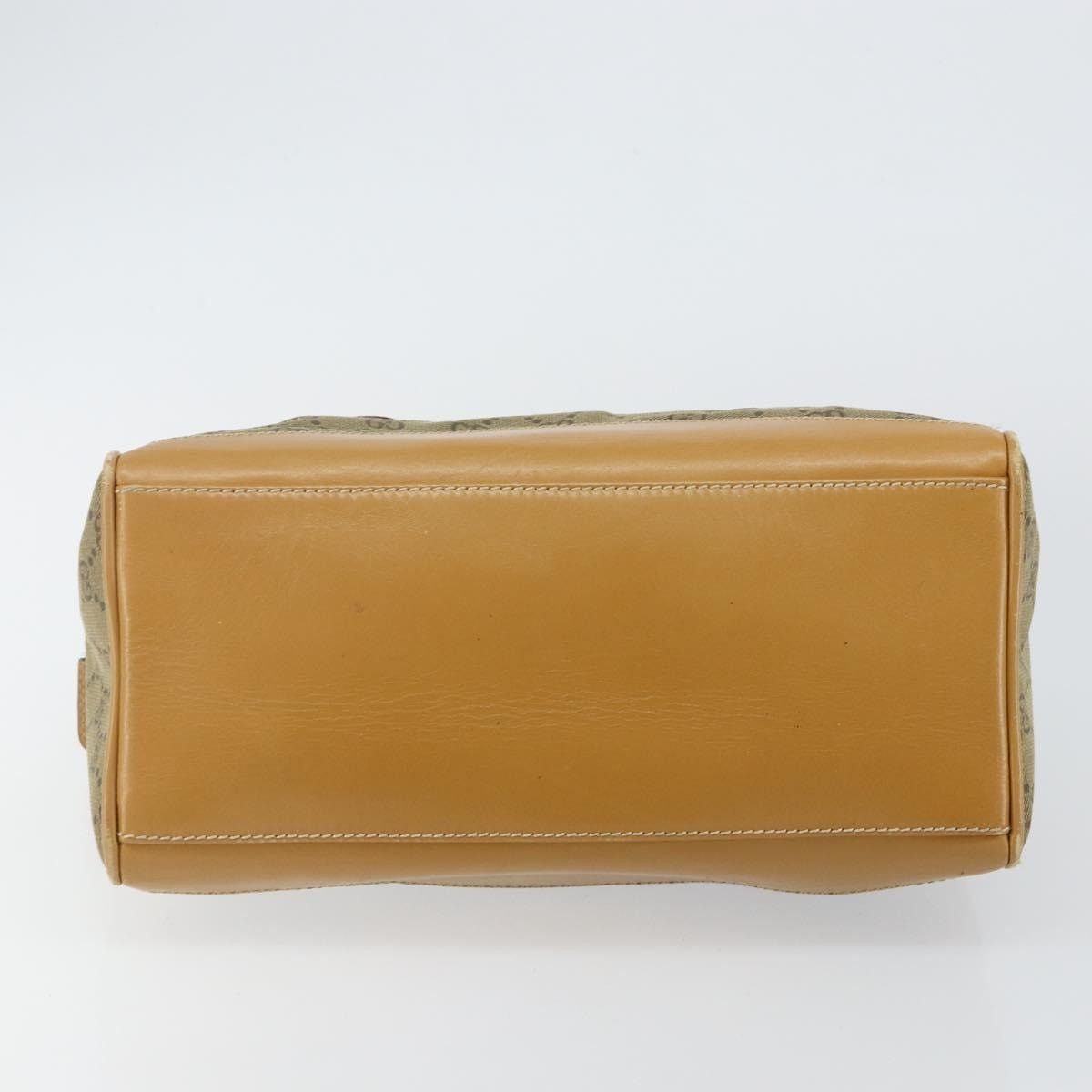 Gucci GUCCI GG Canvas Boston Bag Beige Gold Size ONE SIZE - 9 Thumbnail
