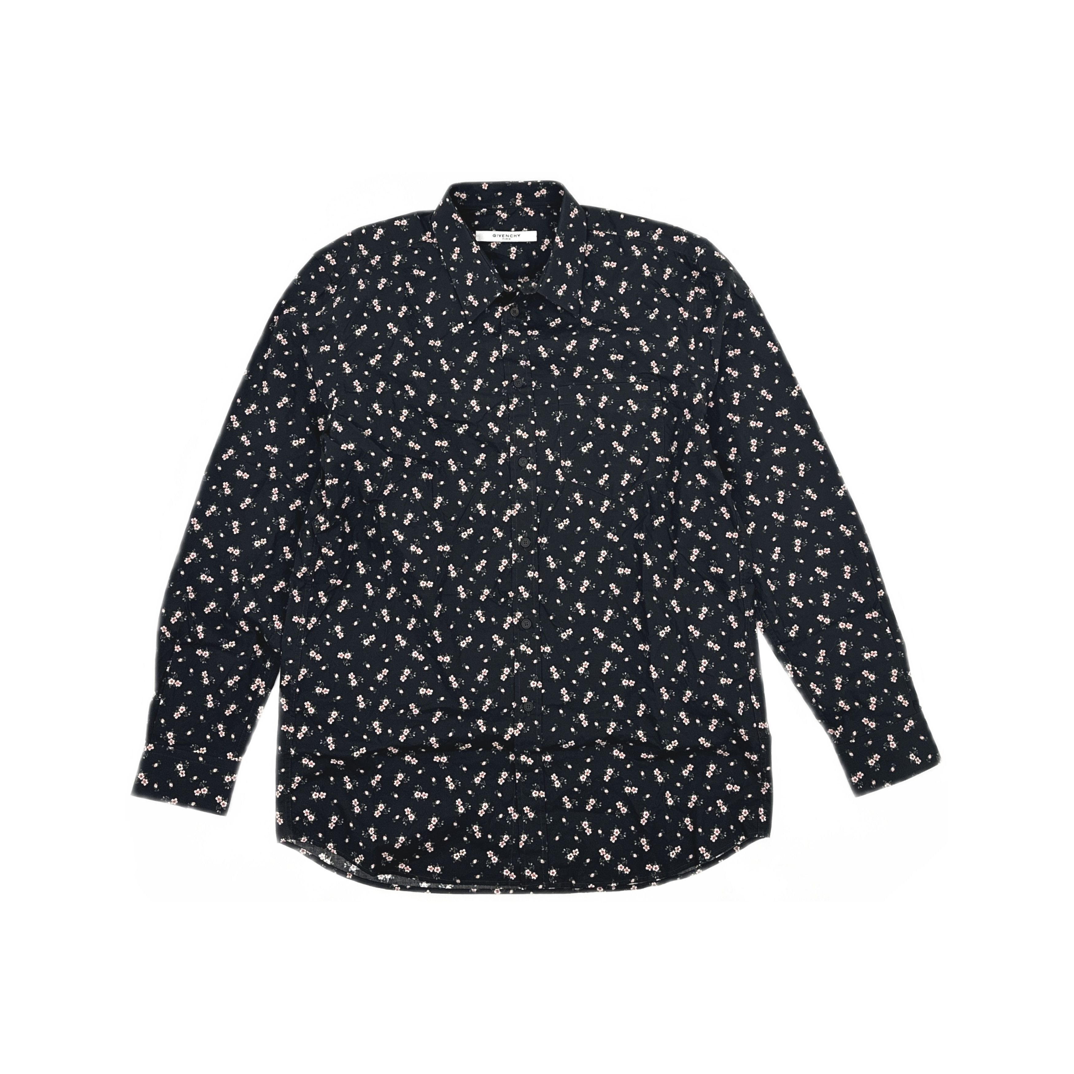 Givenchy Givenchy Floral Print Shirt Size L Size US L / EU 52-54 / 3 - 1 Thumbnail