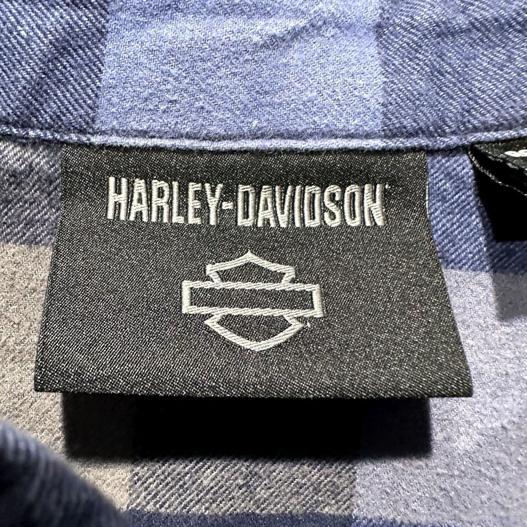 Harley Davidson Harley Davidson Shirt Medium Blue Plaid Flennel Button Snap Down Long Sleeve Men Size US M / EU 48-50 / 2 - 5 Thumbnail