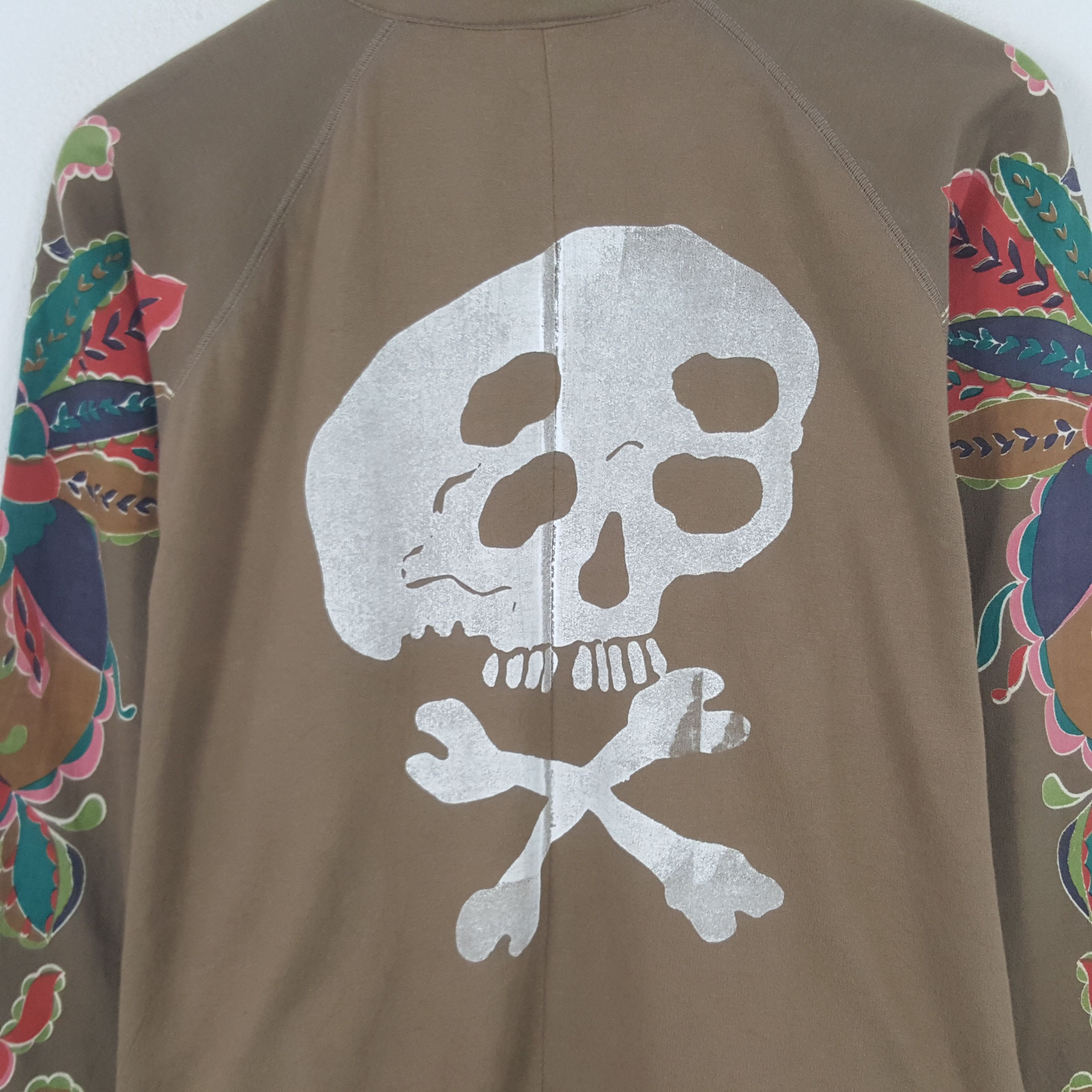 Vintage Vintage Japanese Art Custom Skulls Sweatshirt Size US M / EU 48-50 / 2 - 2 Thumbnail