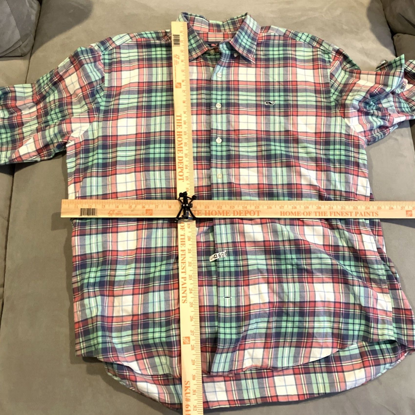 Vineyard Vines Vineyard Vines Whale Shirt Plaid Flannel Long Sleeve Button Down Shirt XL Size US L / EU 52-54 / 3 - 6 Thumbnail